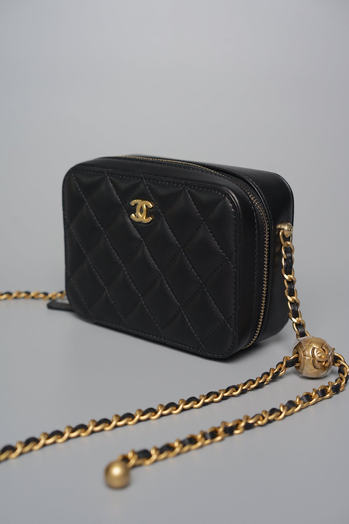Chanel Pearl Crush Camera Bag in Black (Brand New)