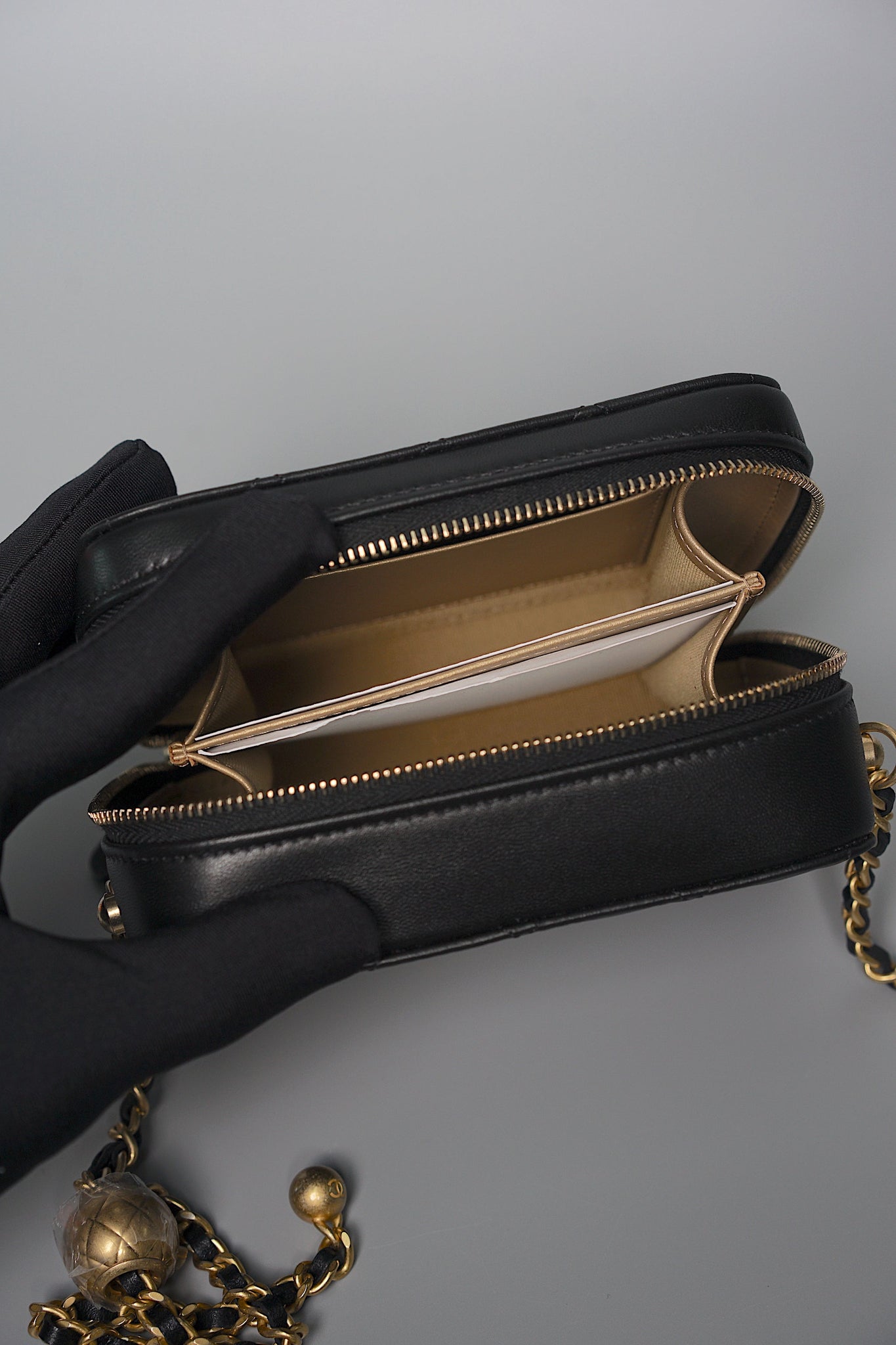Chanel Pearl Crush Camera Bag in Black (Brand New)