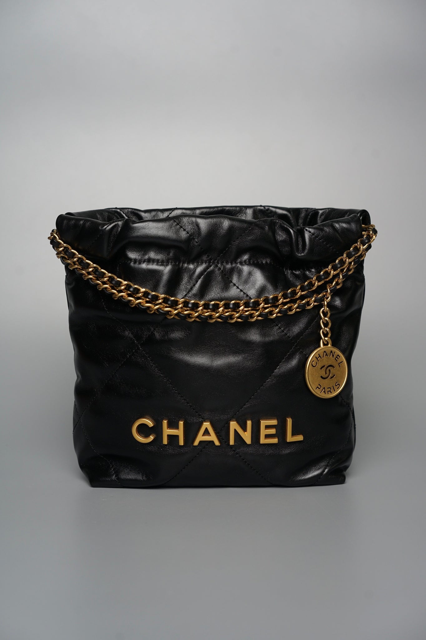 Chanel 22 Mini in Black Ghw