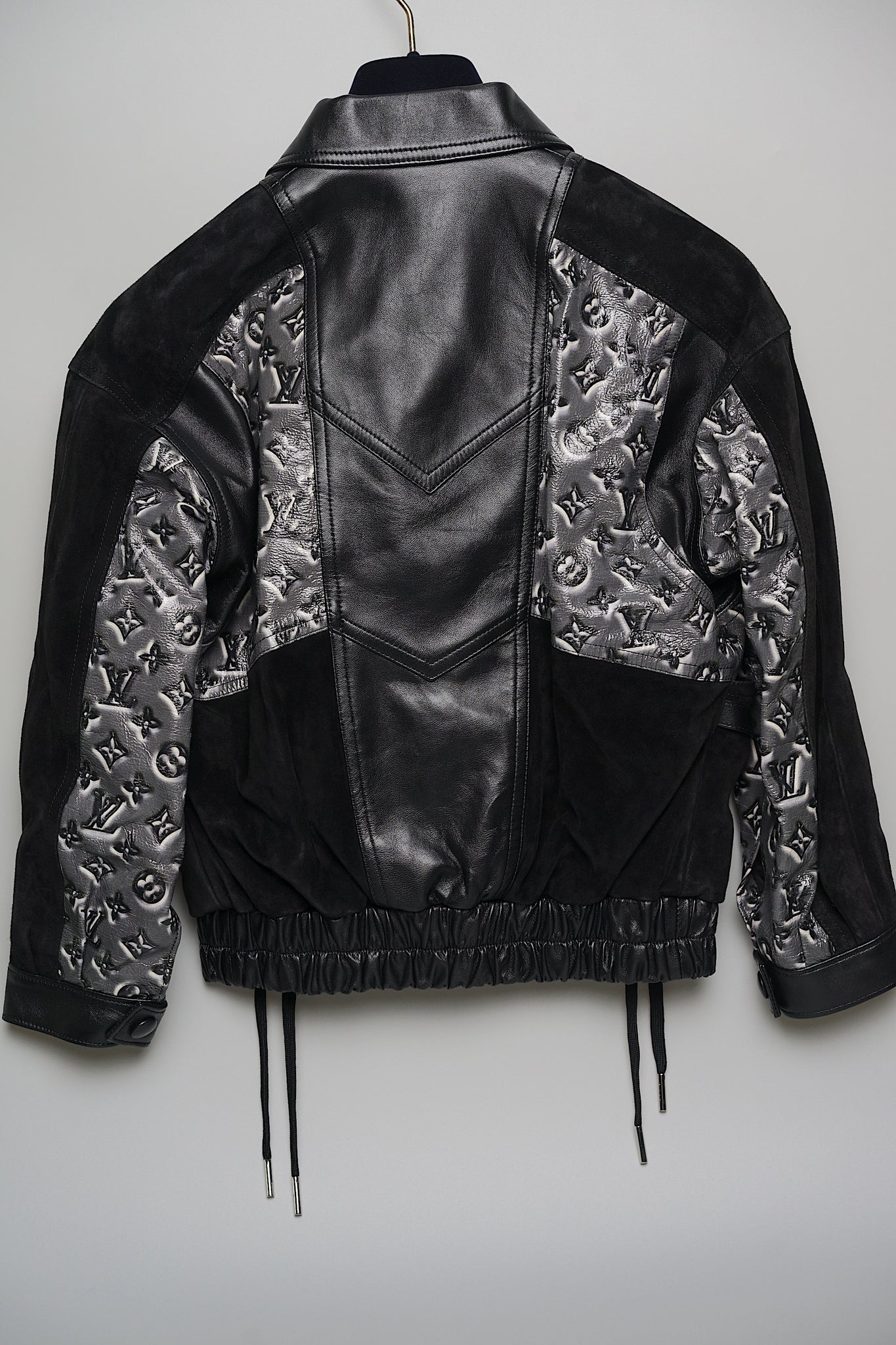 Louis Vuitton Cropped Leather Jacket in Monogram Size 36 (Brand New)