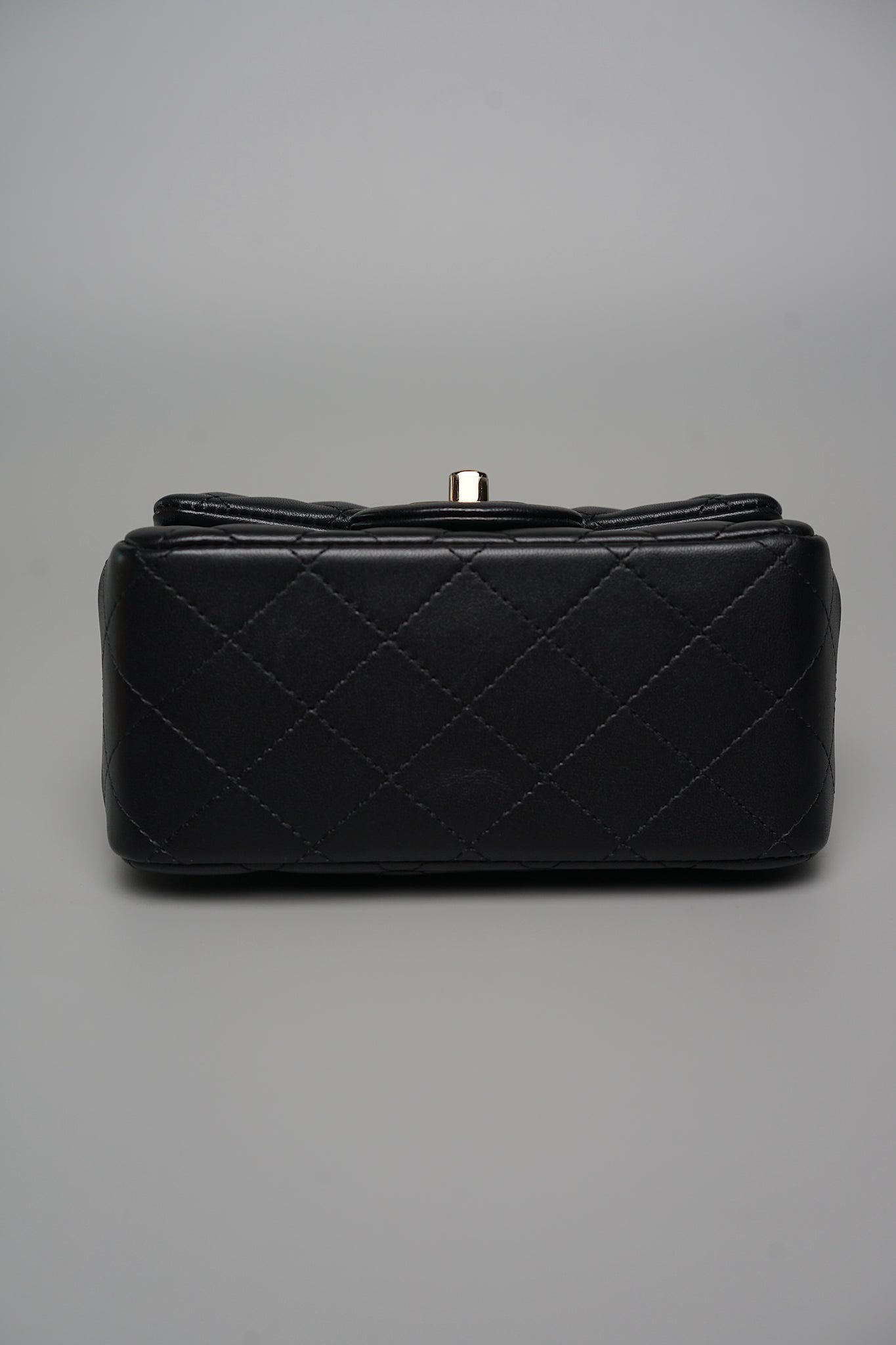 Chanel Mini Square in Black Ghw