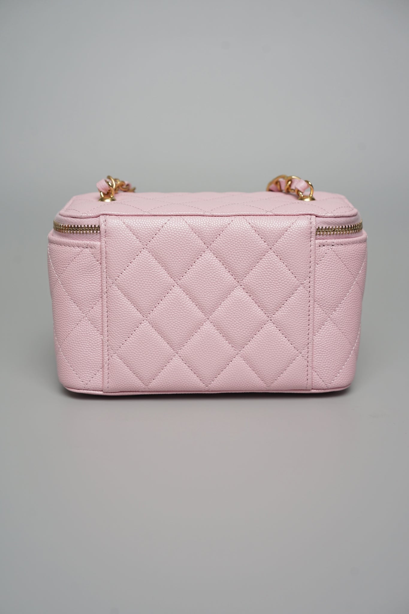 Chanel Pink Caviar Vanity with Chain (Brand New)