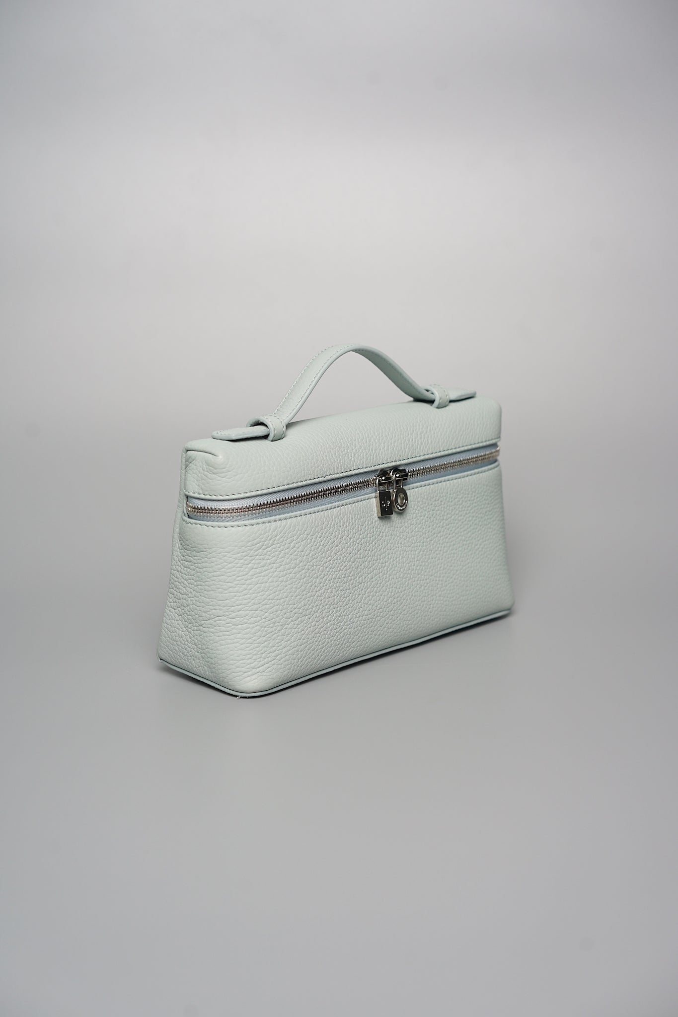 Loro Piana L19 Extra Pocket in Minty Breeze/Antique Silver Shw (Brand New)