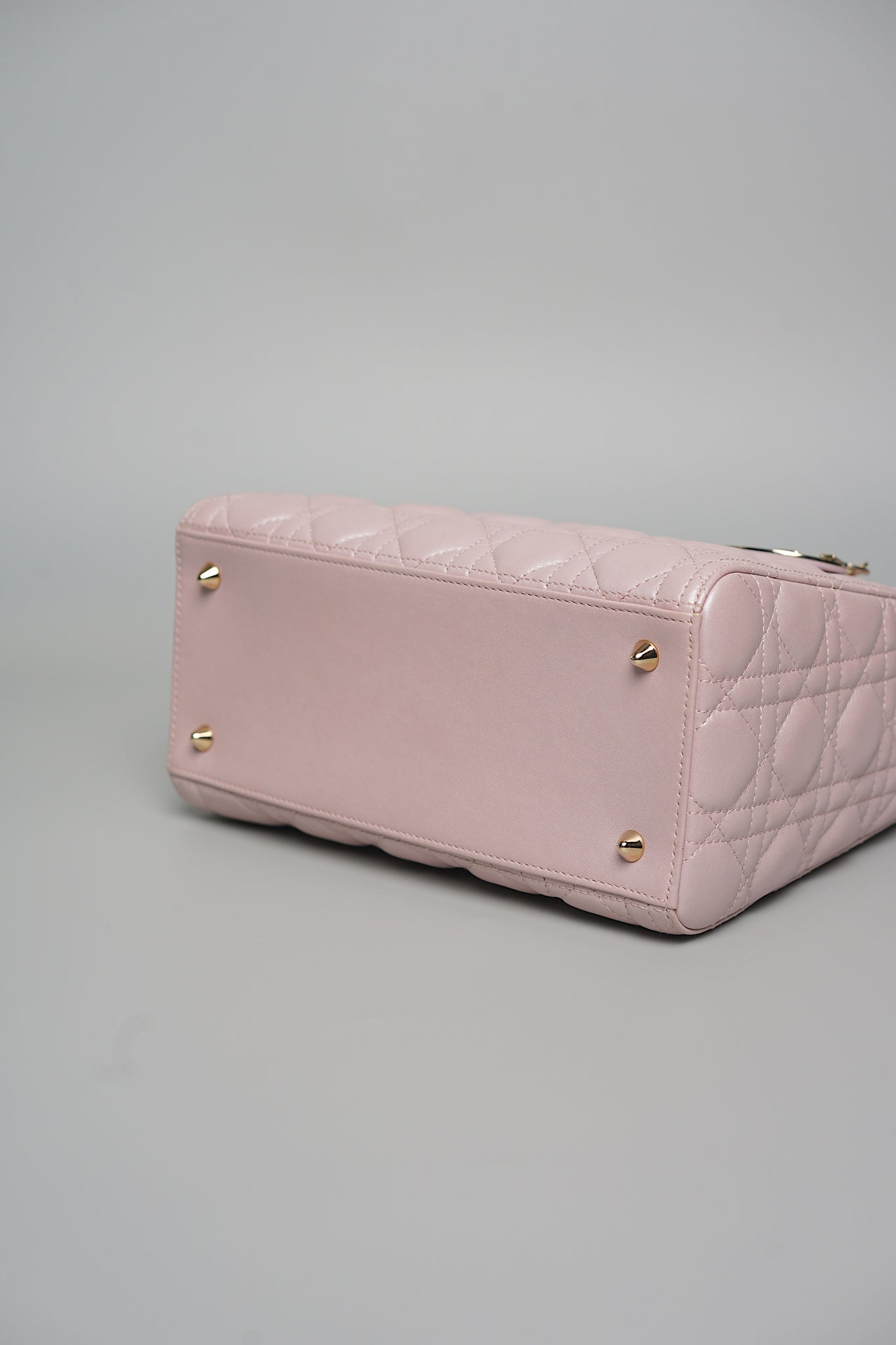 Lady Dior Medium in Iridescent Lotus Pink Lghw