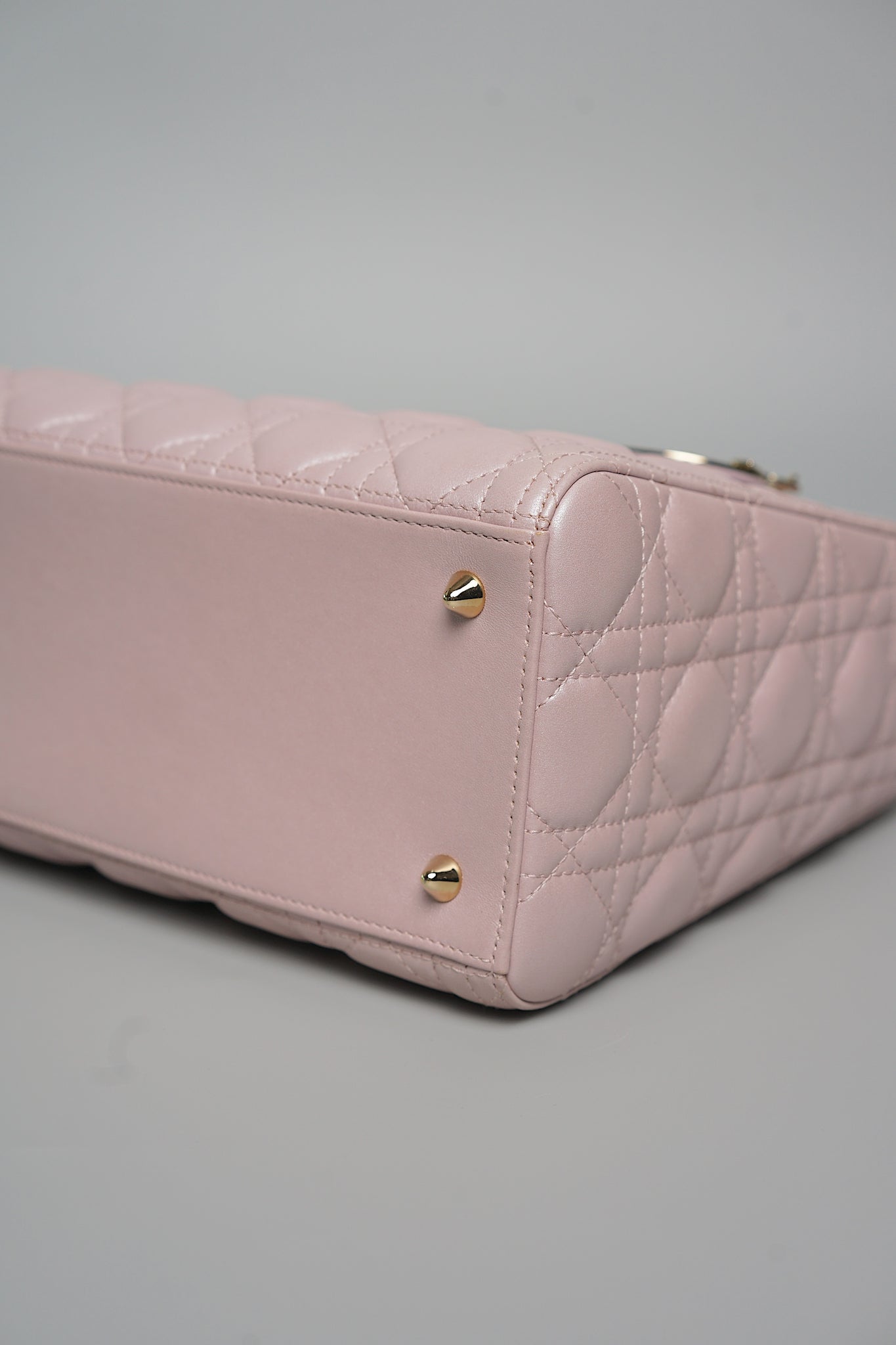 Lady Dior Medium in Iridescent Lotus Pink Lghw