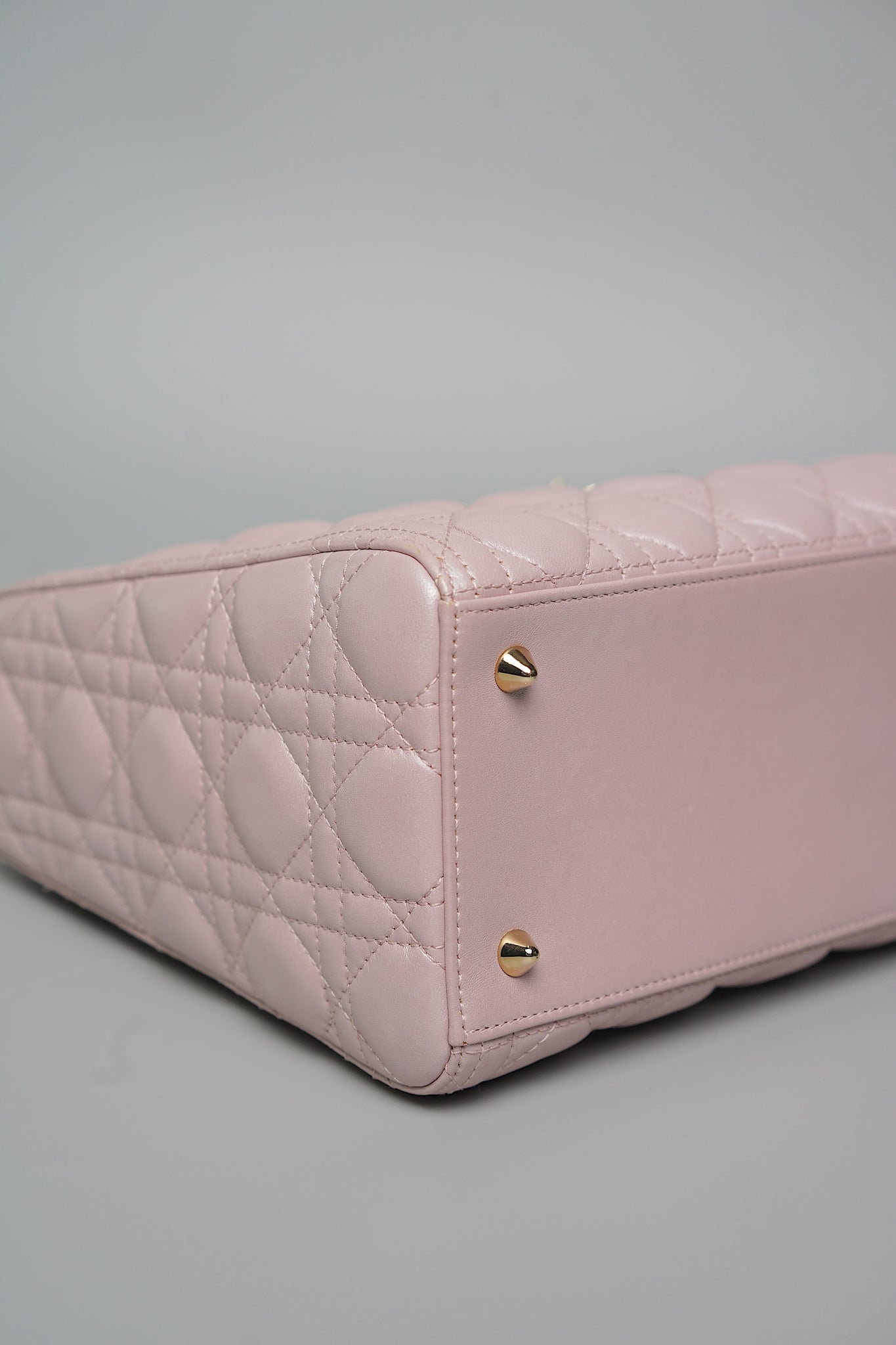 Lady Dior Medium in Iridescent Lotus Pink Lghw