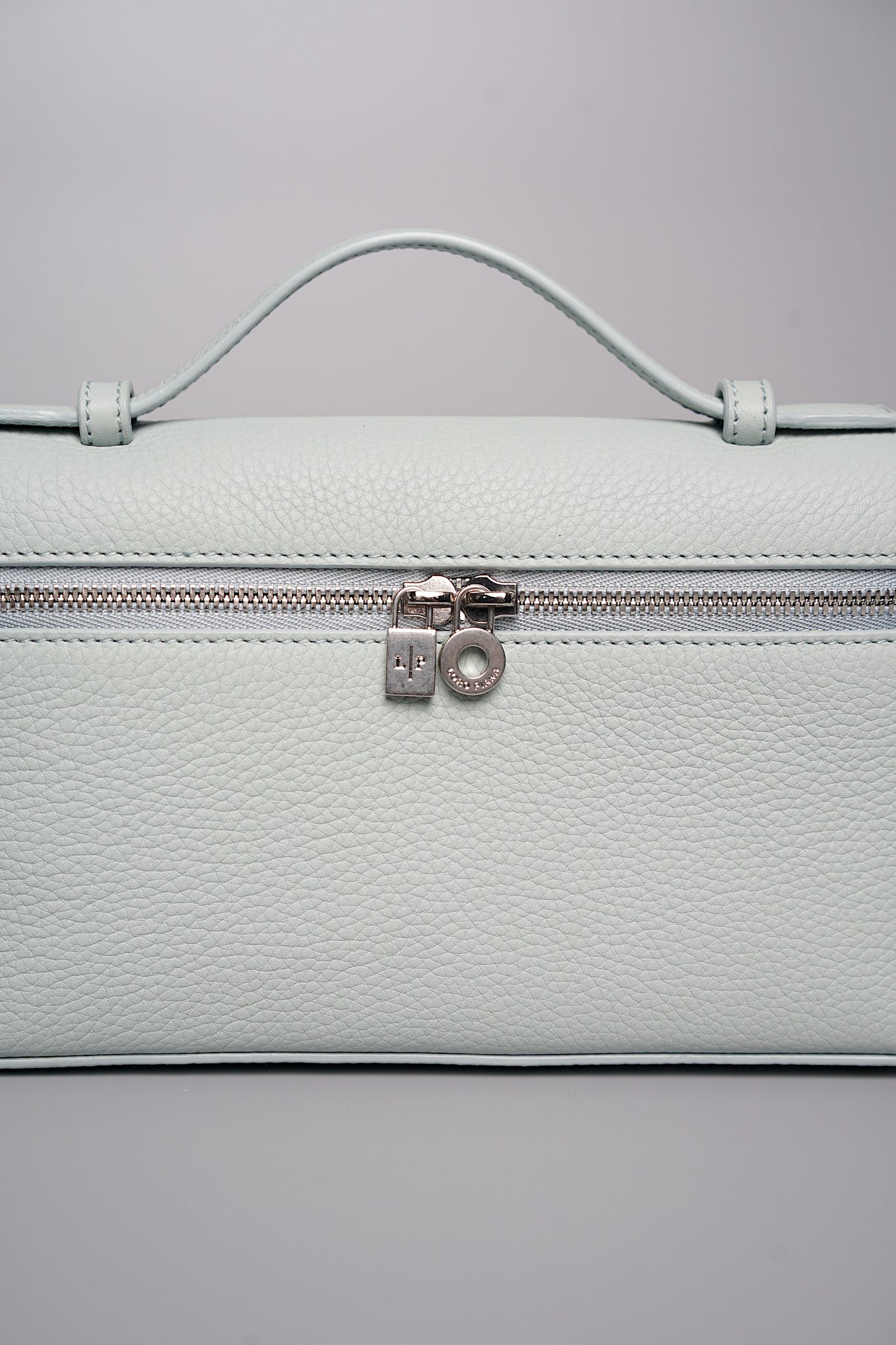 Loro Piana L19 Extra Pocket in Minty Breeze/Antique Silver Shw (Brand New)