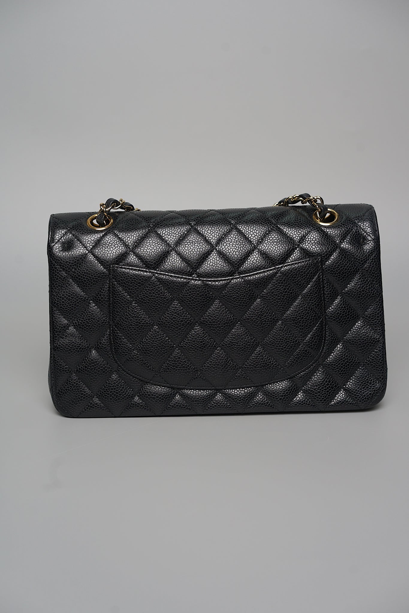 Chanel Medium Classic Double Flap in Black Caviar Ghw