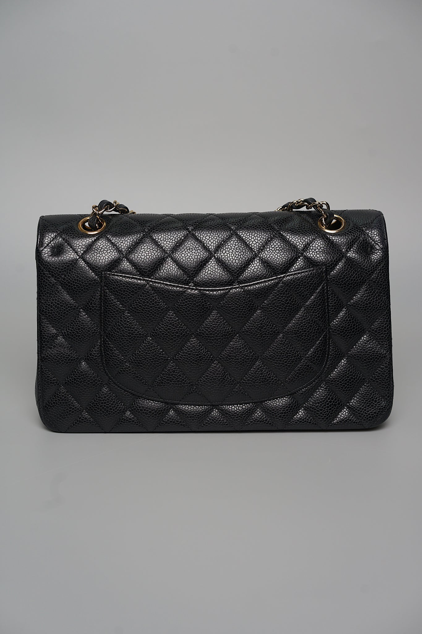 Chanel Medium Classic Double Flap in Black Caviar Ghw