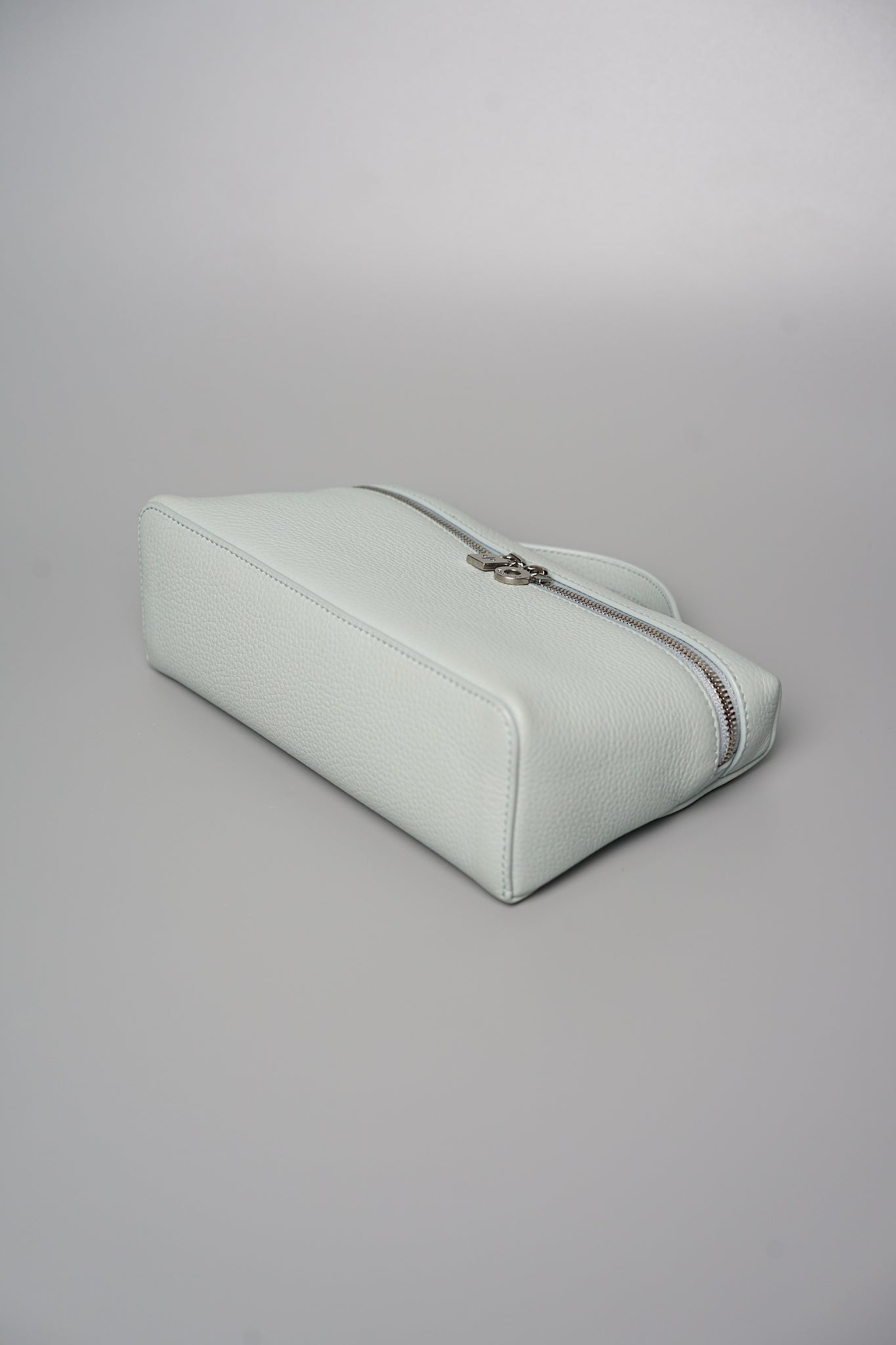 Loro Piana L19 Extra Pocket in Minty Breeze/Antique Silver Shw (Brand New)