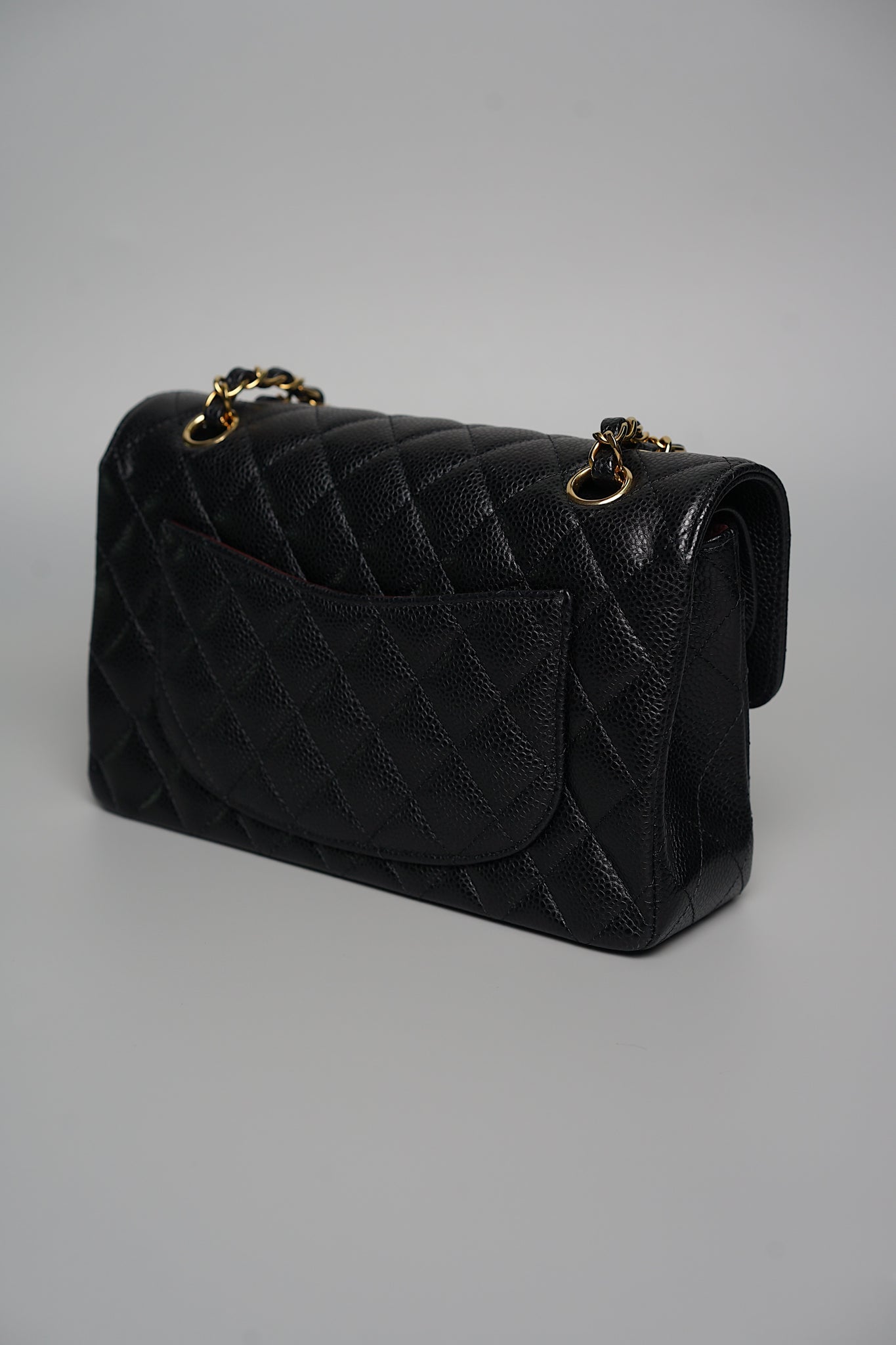 Chanel Small Double Flap in Black Caviar Ghw