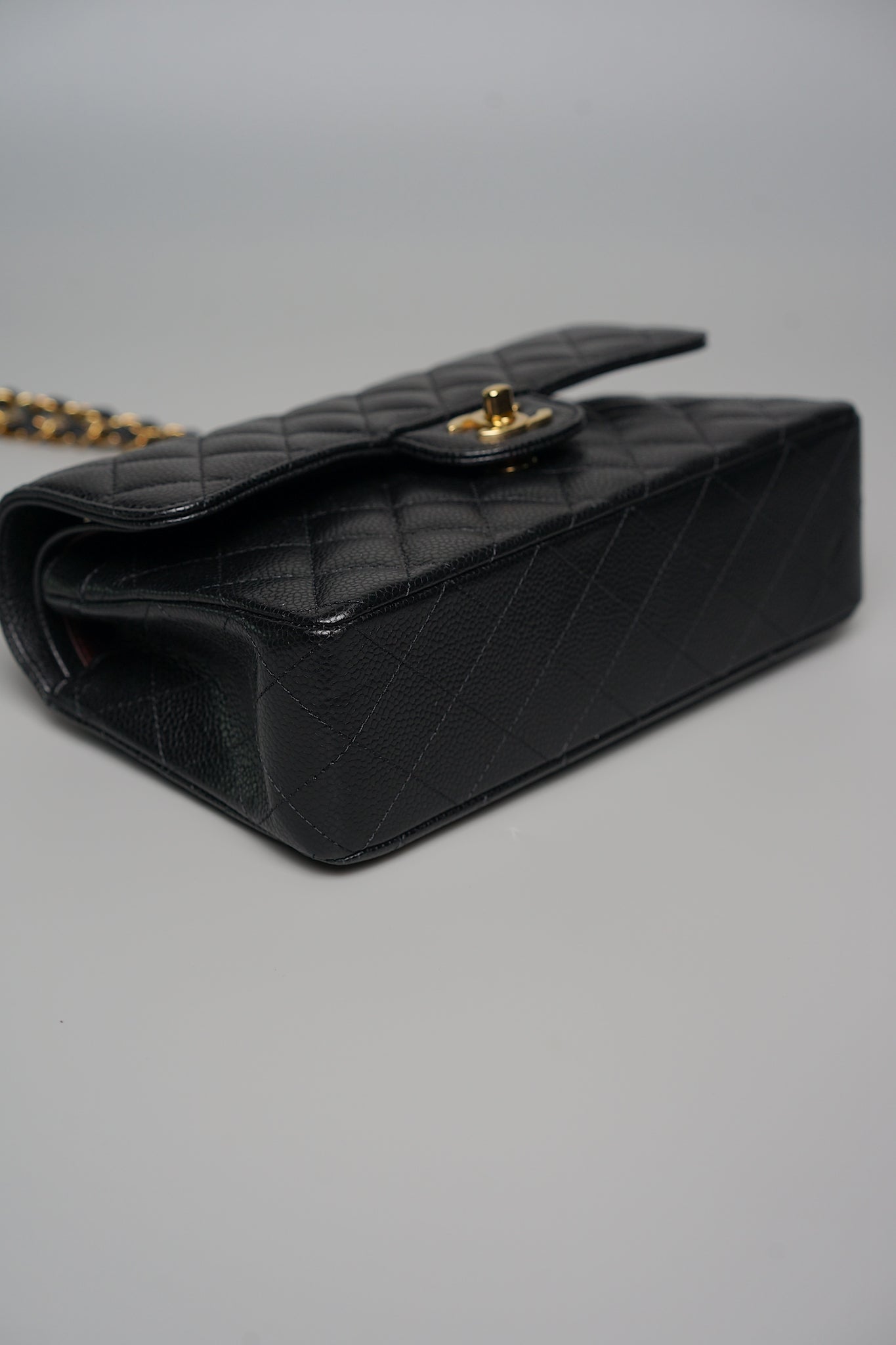 Chanel Small Double Flap in Black Caviar Ghw