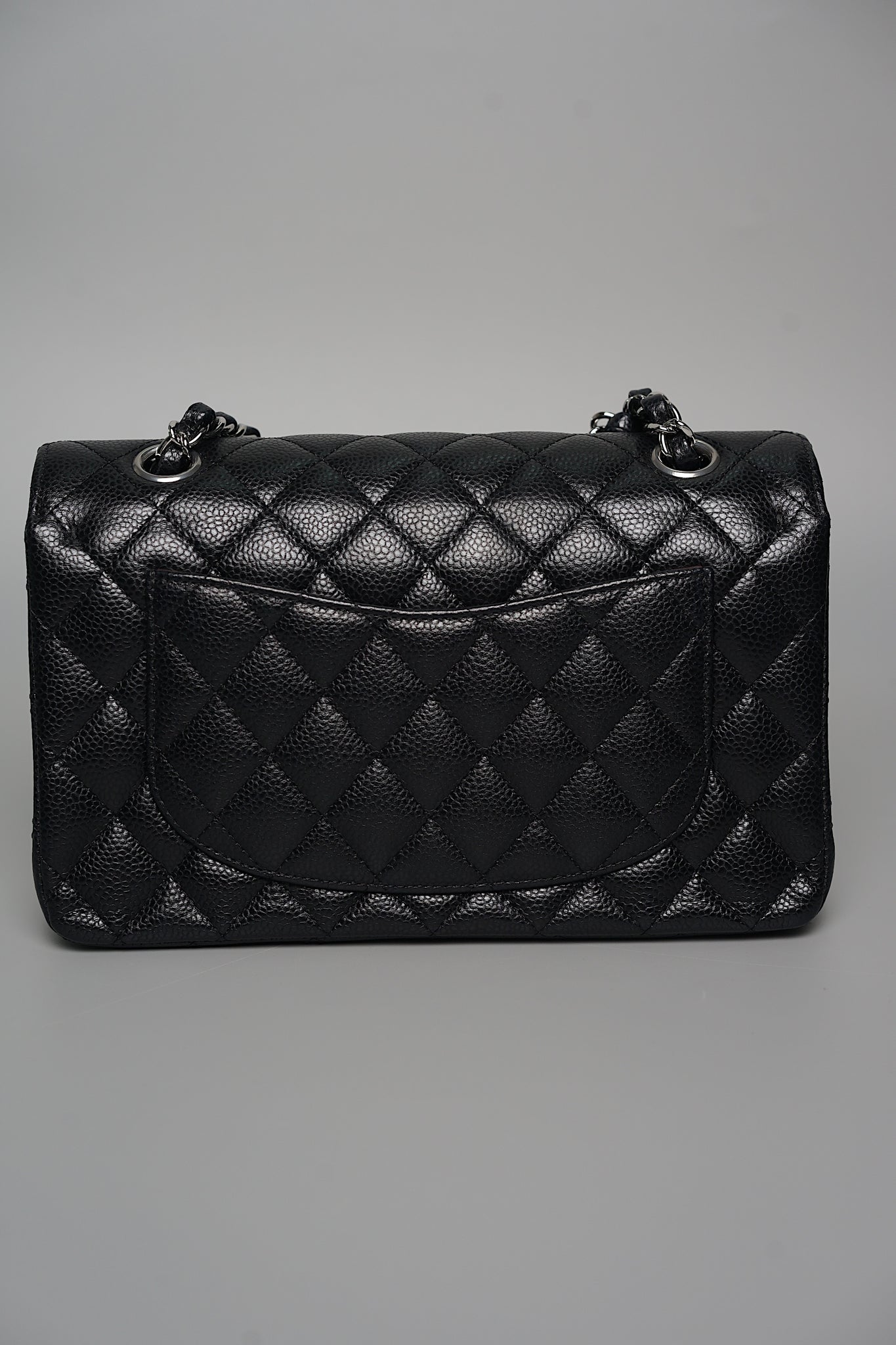 Chanel Small Double Flap in Black Caviar Shw