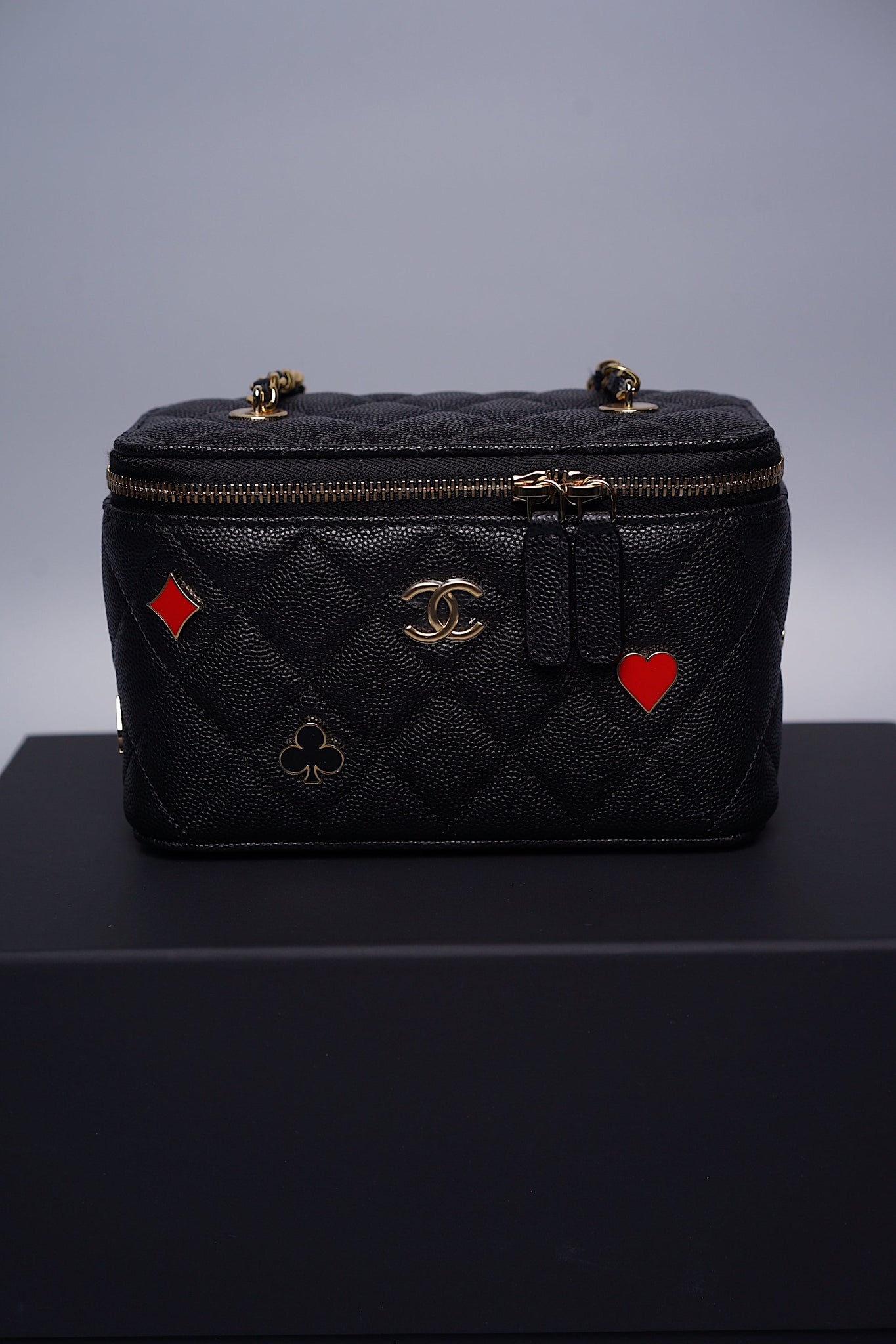 Chanel Long Vanity in Black Caviar Ghw (Brand New)