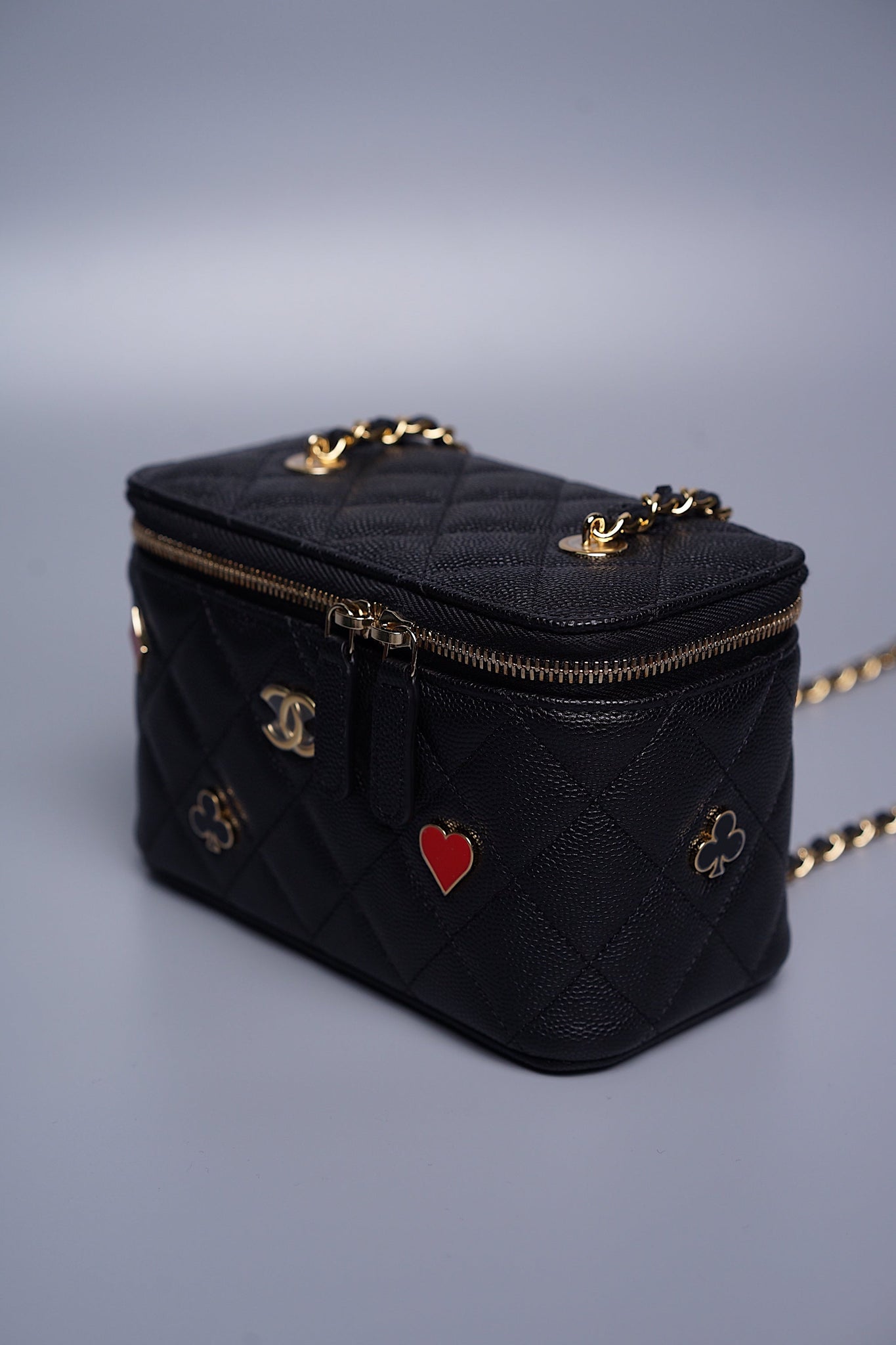 Chanel Long Vanity in Black Caviar Ghw (Brand New)
