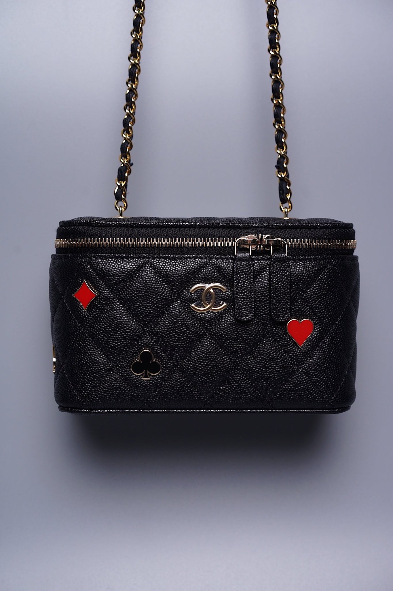Chanel Long Vanity in Black Caviar Ghw (Brand New)