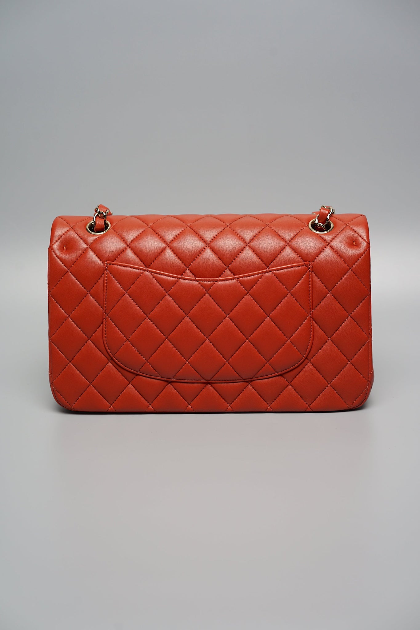 Chanel Medium Double Flap in Vermilion Ghw (Brand New)