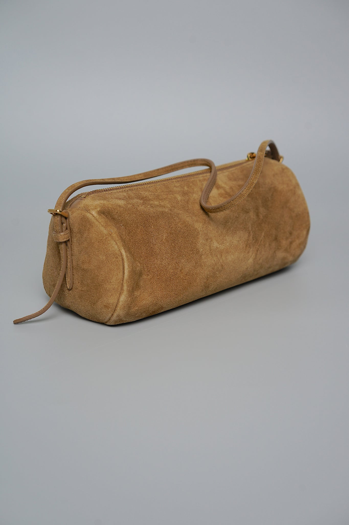 Miu Miu Suede Pouch in Olive Green