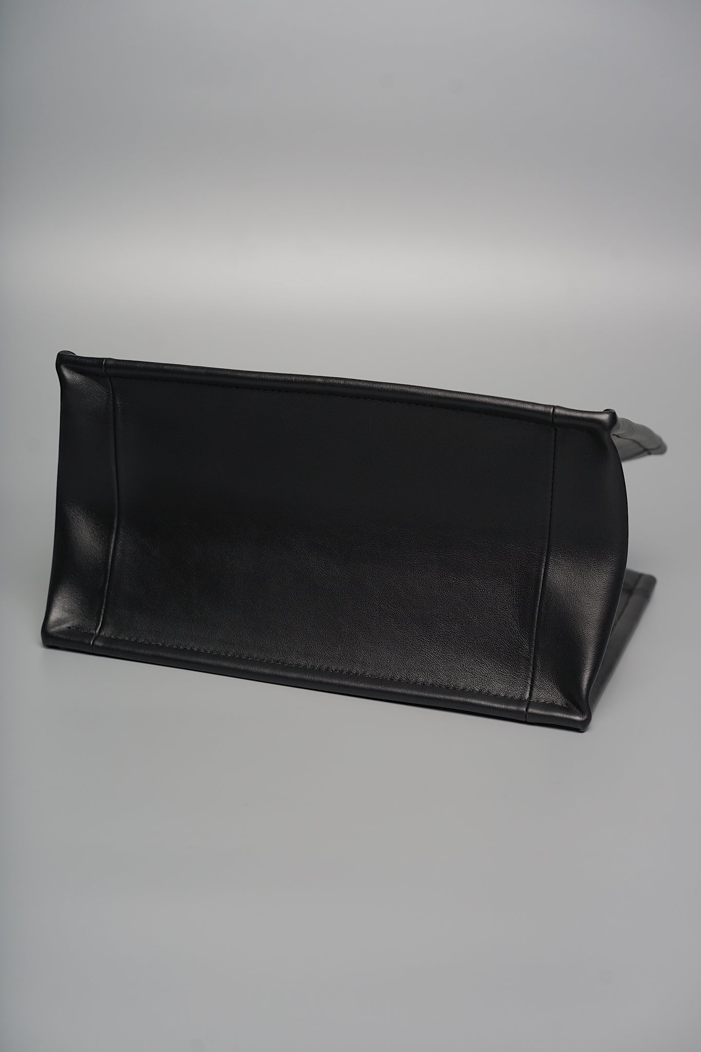 Dior Small Book Tote Bag in Black Macrocannage Calfskin Ghw