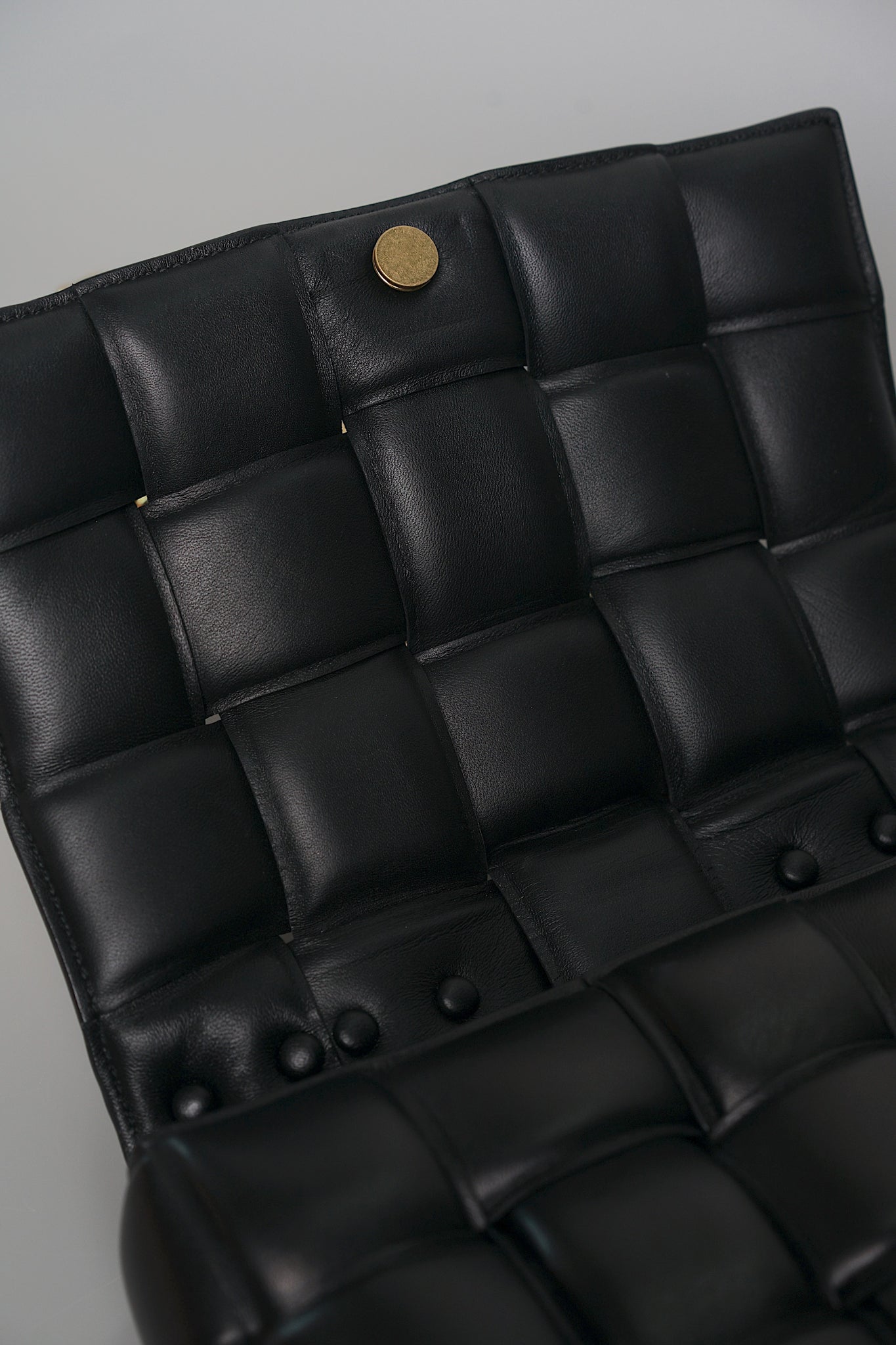 Bottega Padded Chain Cassette Bag in Black