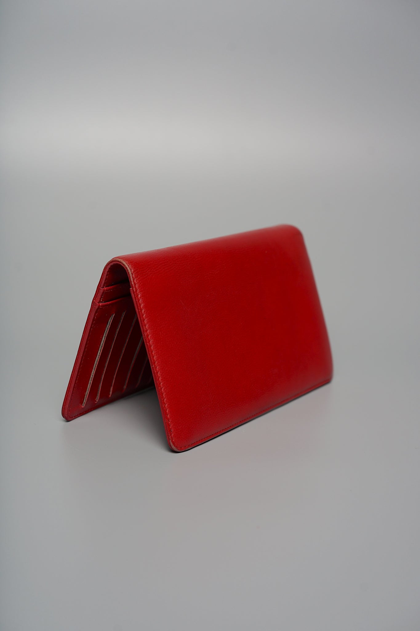 Chanel Long Wallet in Red Caviar Shw