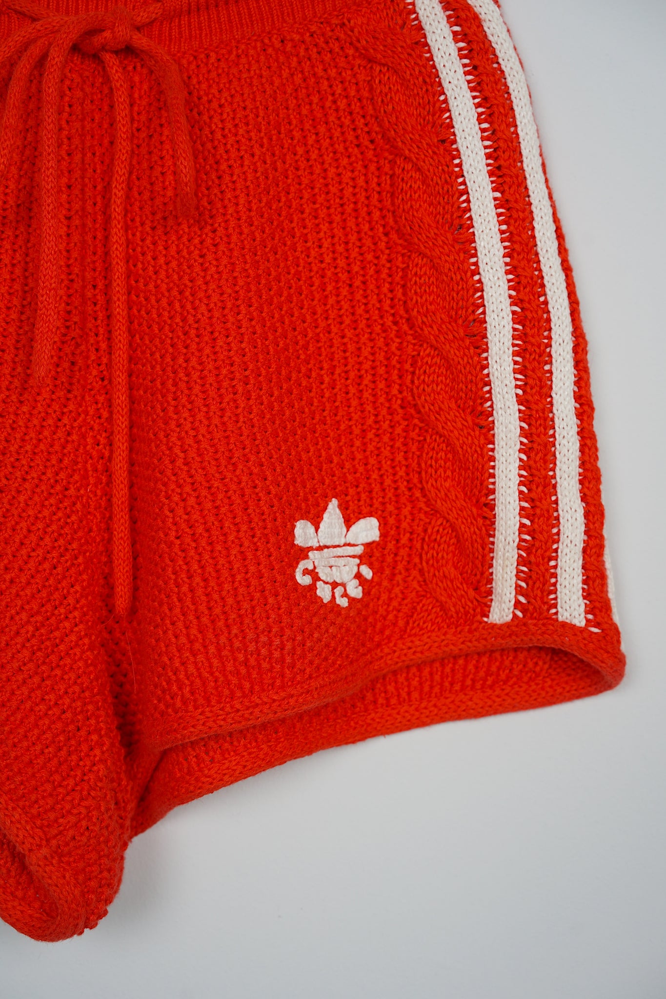 Gucci x Adidas Knitted Shorts in Bright Red Size XS