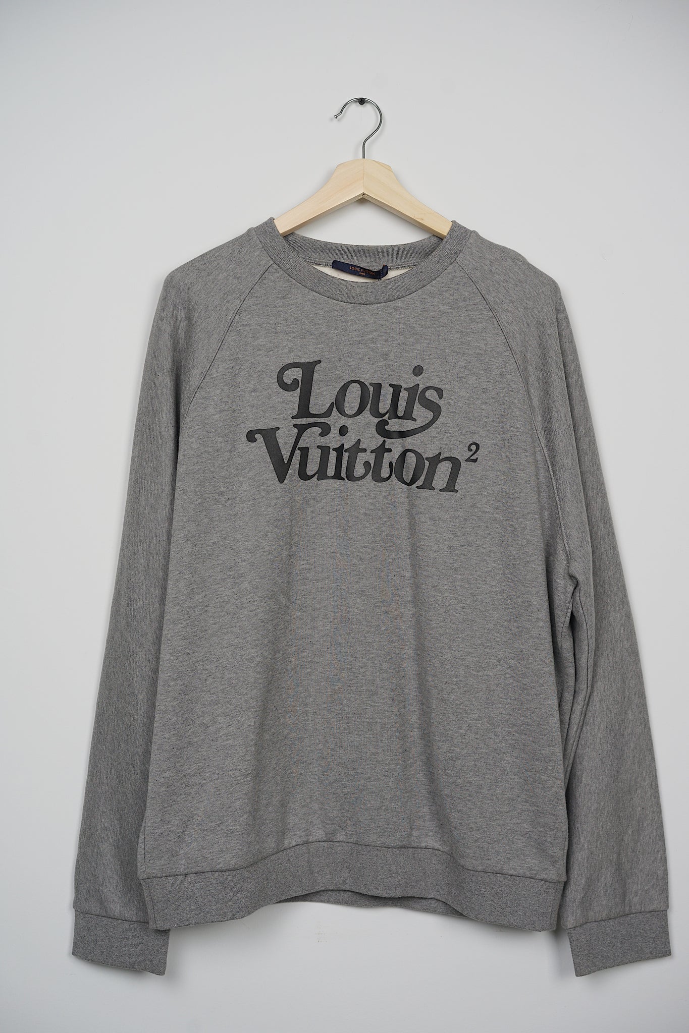 Louis Vuitton x Nigo Squared Sweatshirt in Gris Clair Size XXL (Brand New)