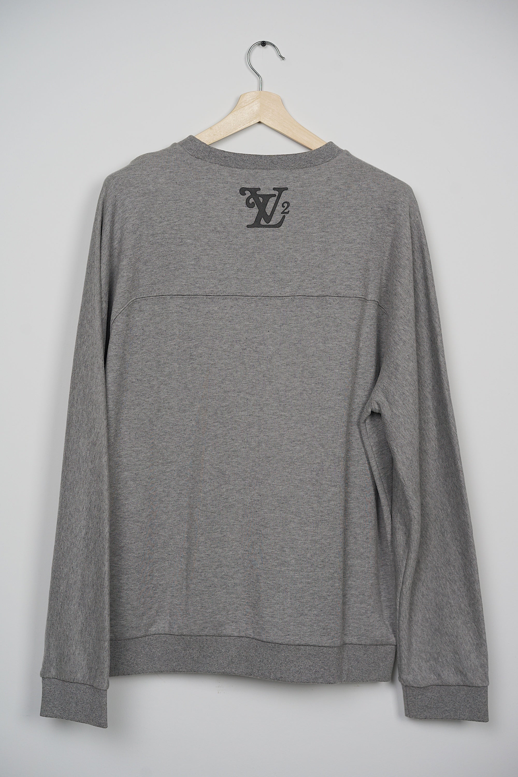 Louis Vuitton x Nigo Squared Sweatshirt in Gris Clair Size XXL 