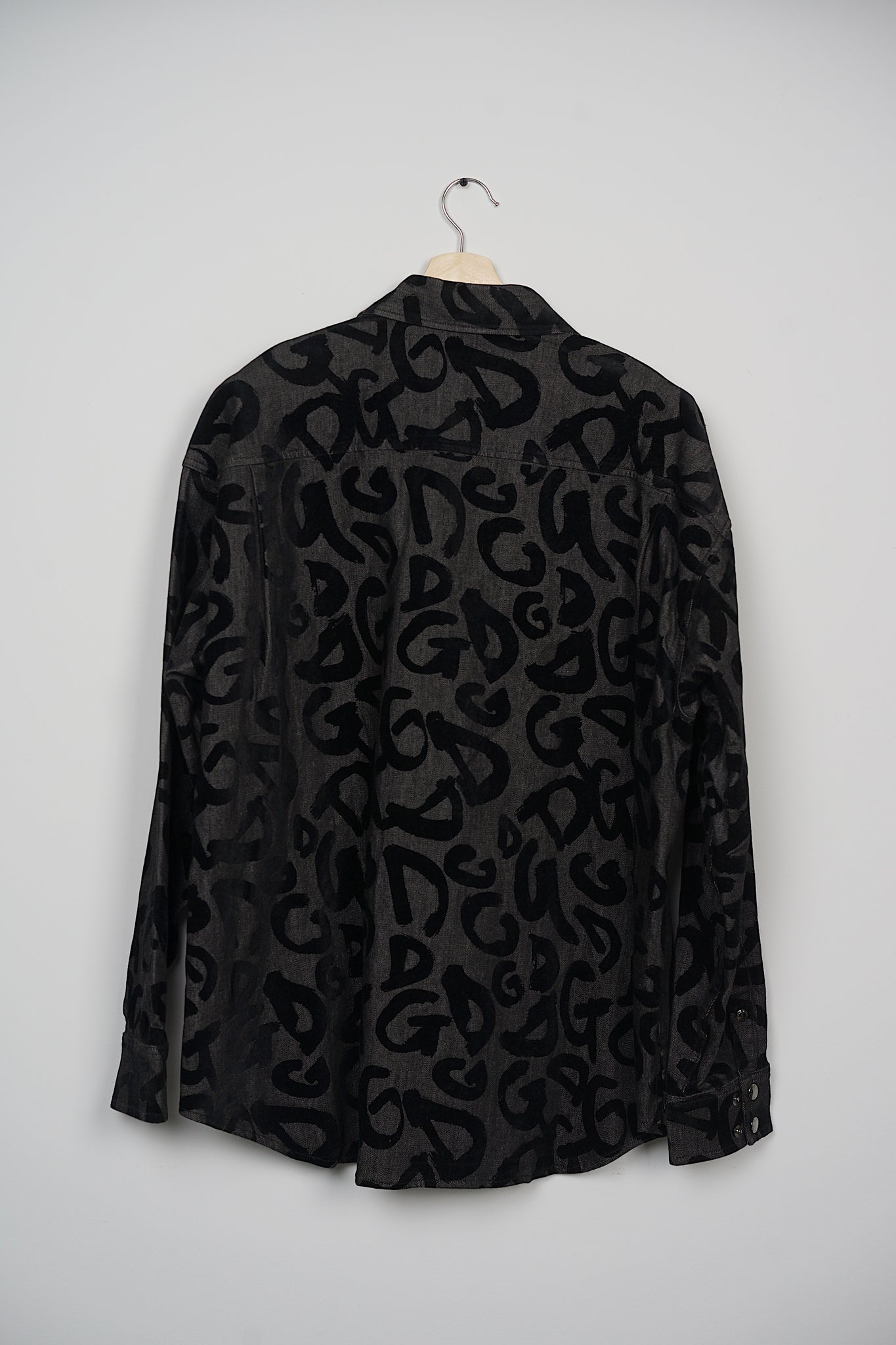Dolce & Gabbana Denim DNA Shirt in Black Size 41