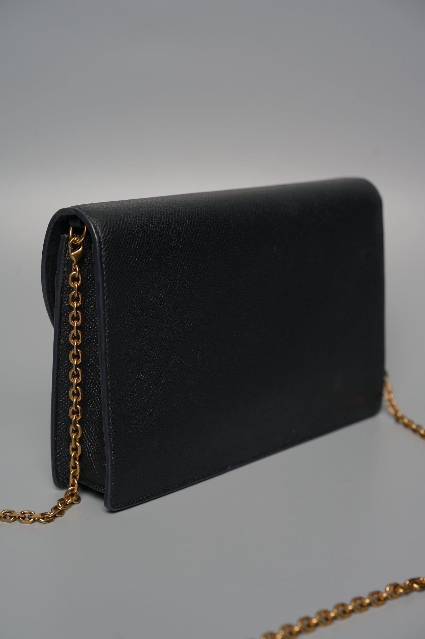 Dior SLG Saddle Pouch in Black Calfskin Ghw