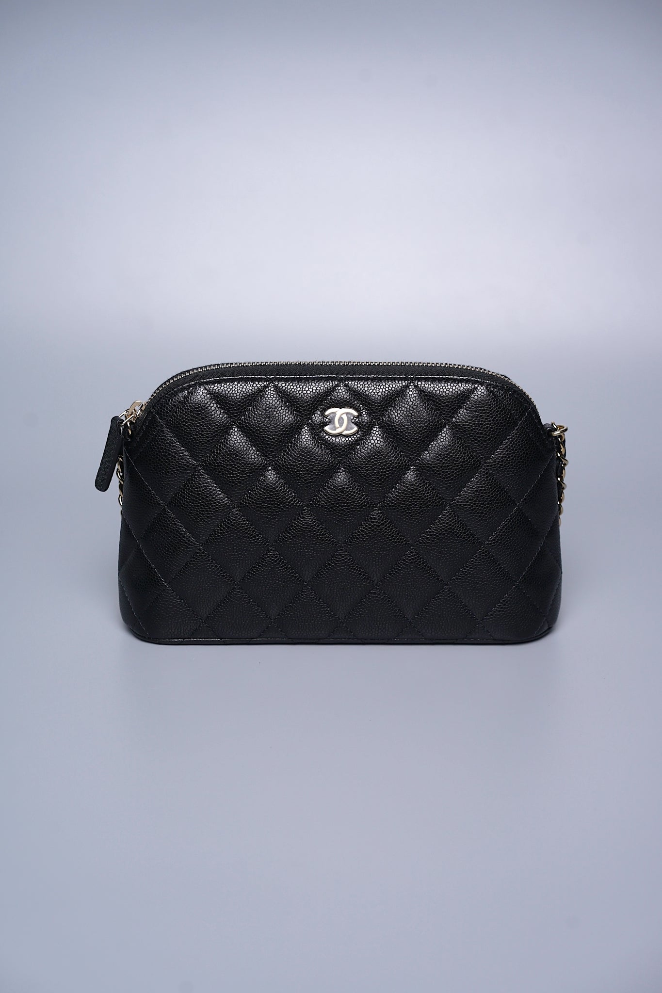 Chanel Clutch On Chain Black Caviar Lghw (Brand New)