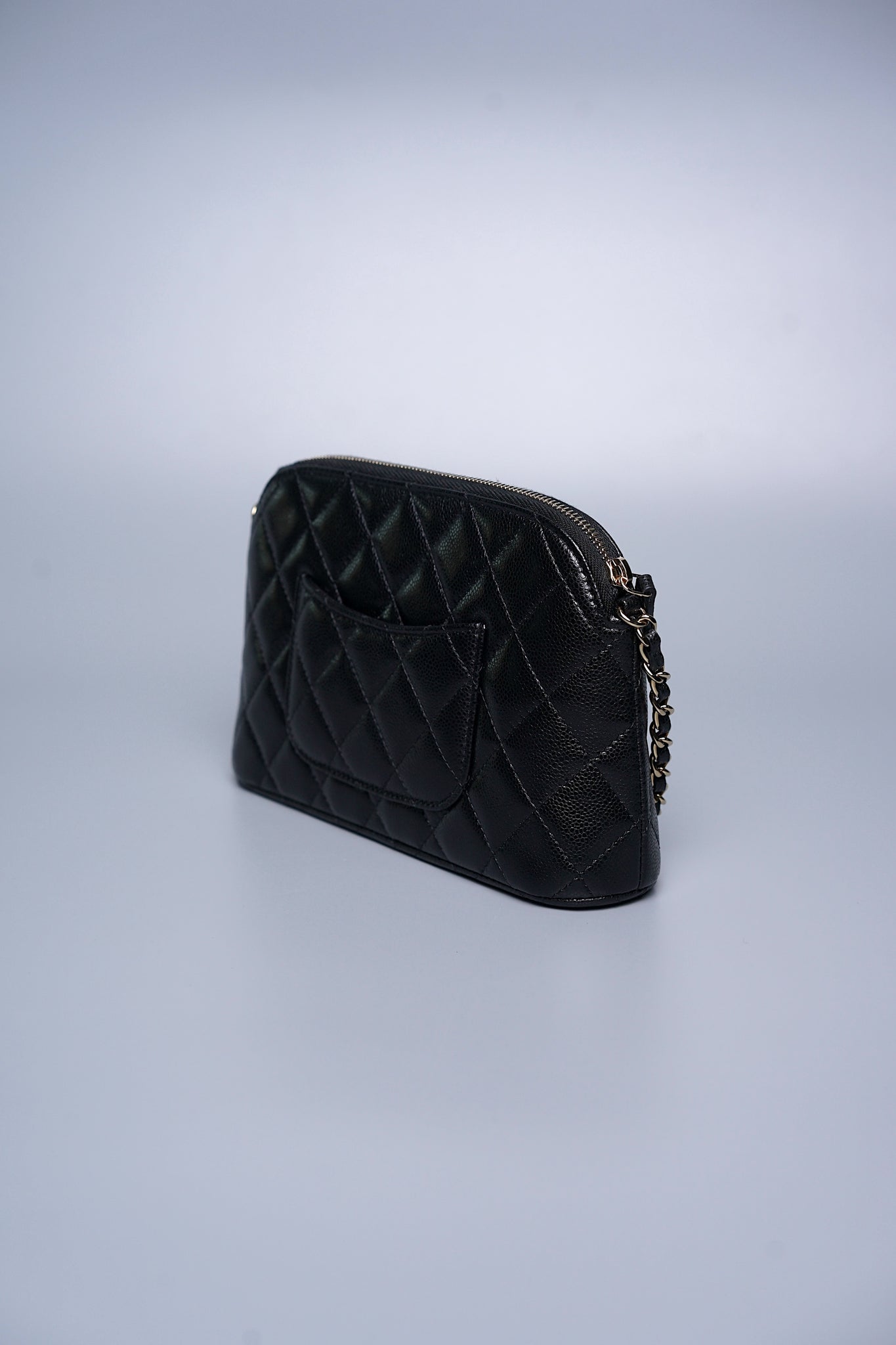 Chanel Clutch On Chain Black Caviar Lghw (Brand New)