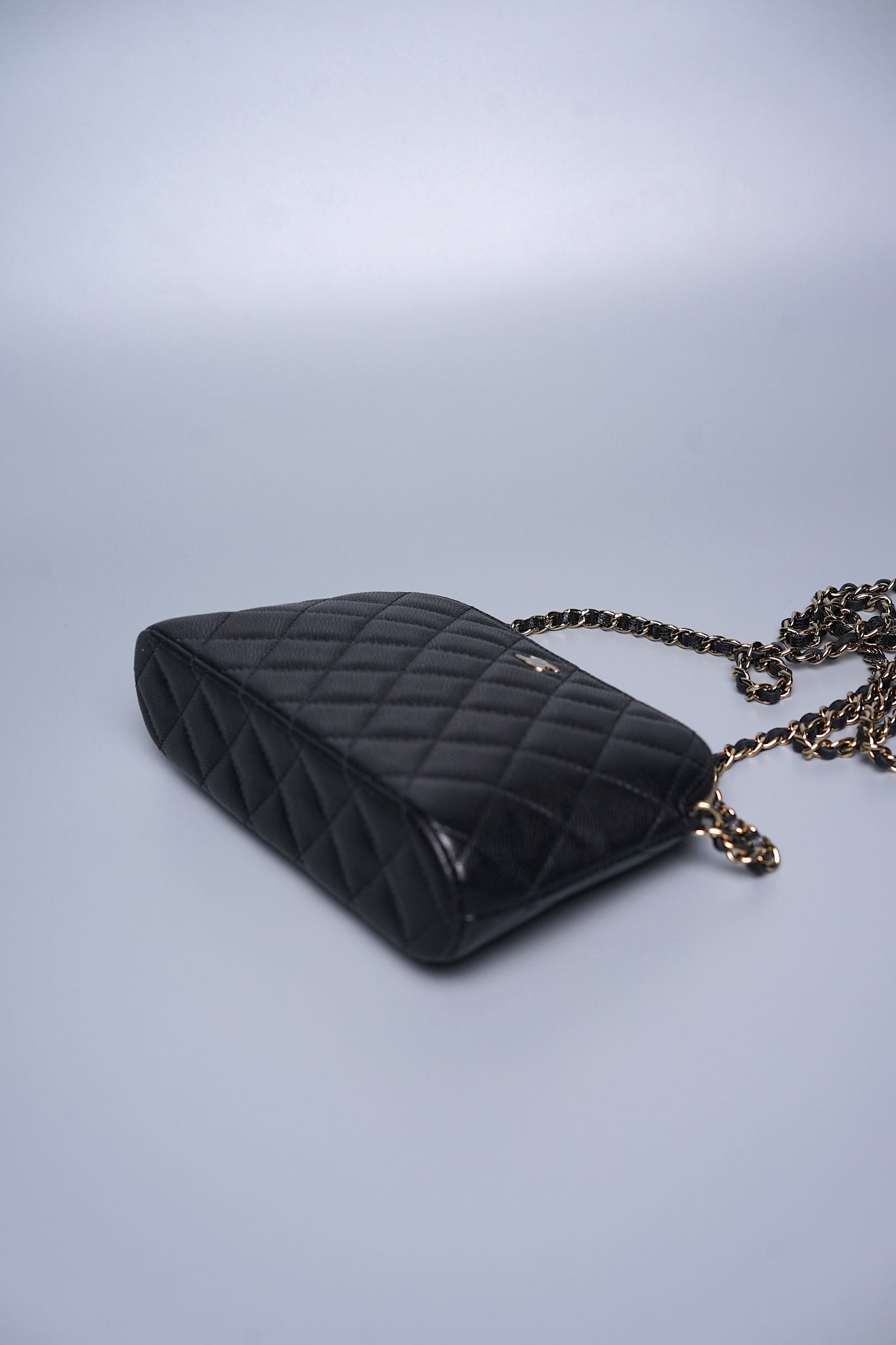 Chanel Clutch On Chain Black Caviar Lghw (Brand New)