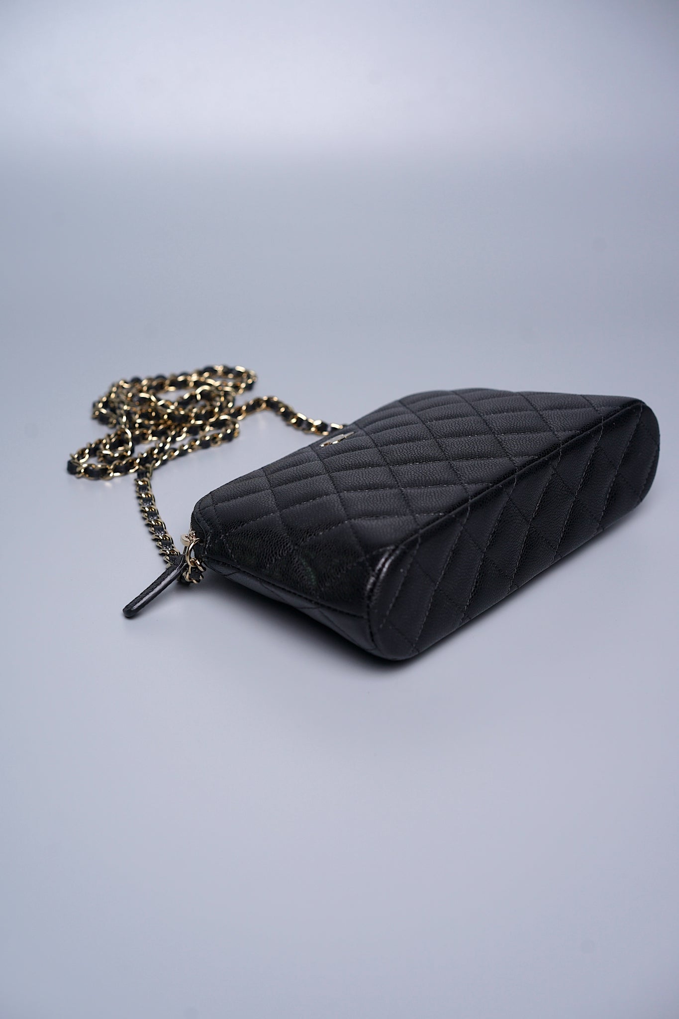Chanel Clutch On Chain Black Caviar Lghw (Brand New)