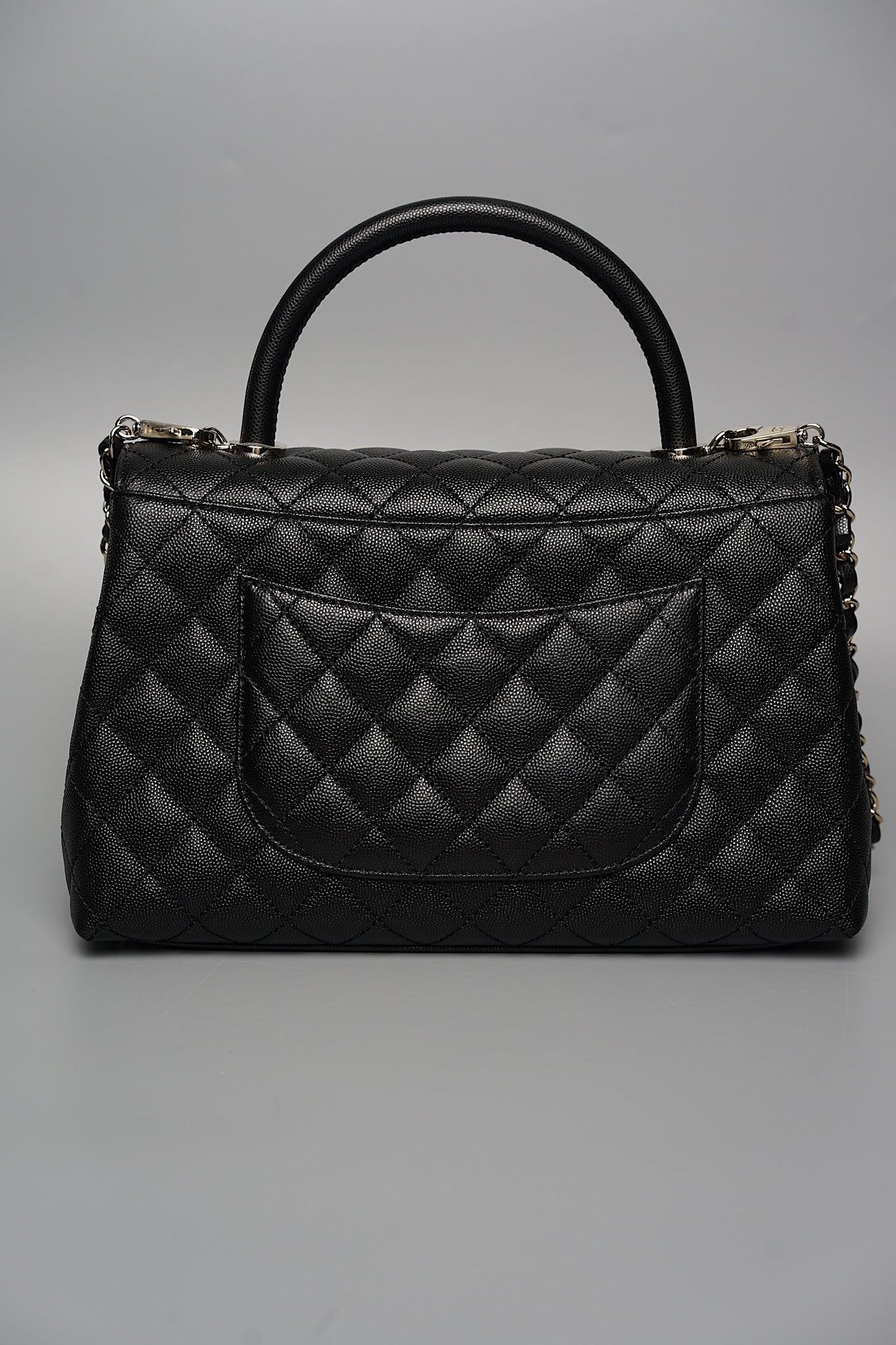 Chanel Coco Handle Small in Black Caviar Ghw (Brand New)