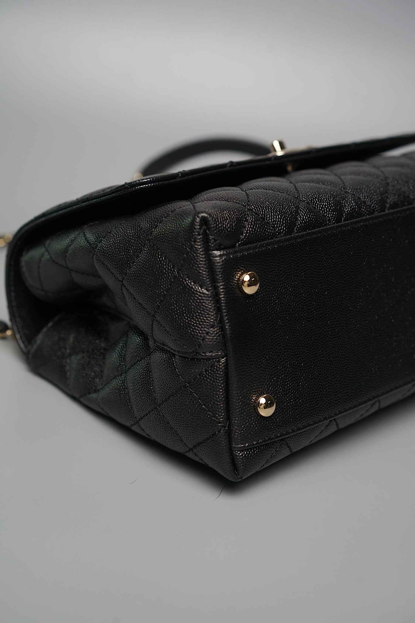 Chanel Coco Handle Small in Black Caviar Ghw (Brand New)