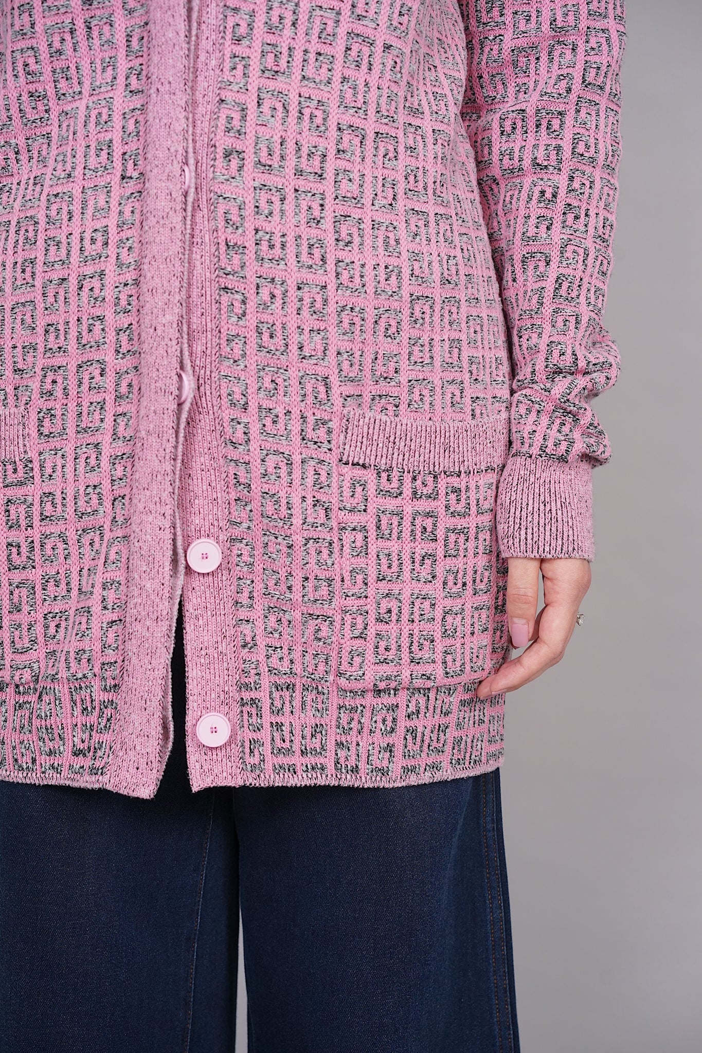 Givenchy Motif Knitted Cardigan in Size XXS (Brand New)