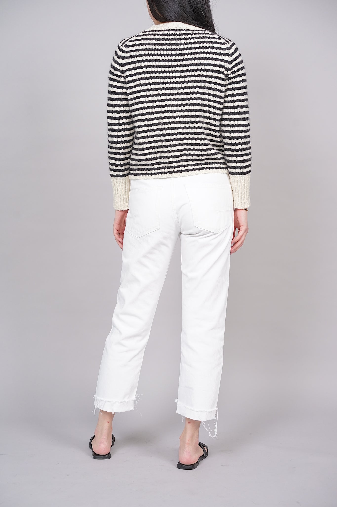 Dior Boyfriend Jeans in White Denim Size 34