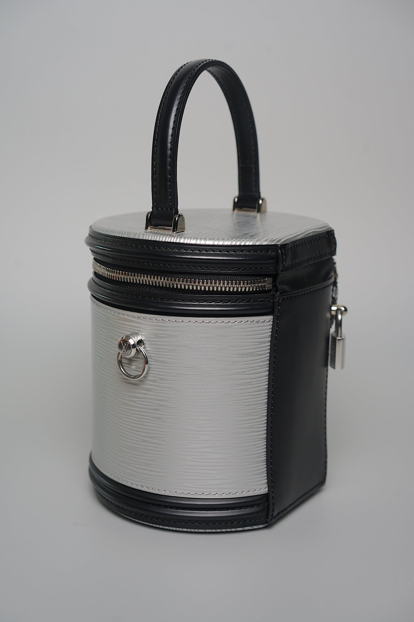 Louis Vuitton Cannes Round Vanity in Silver/Black