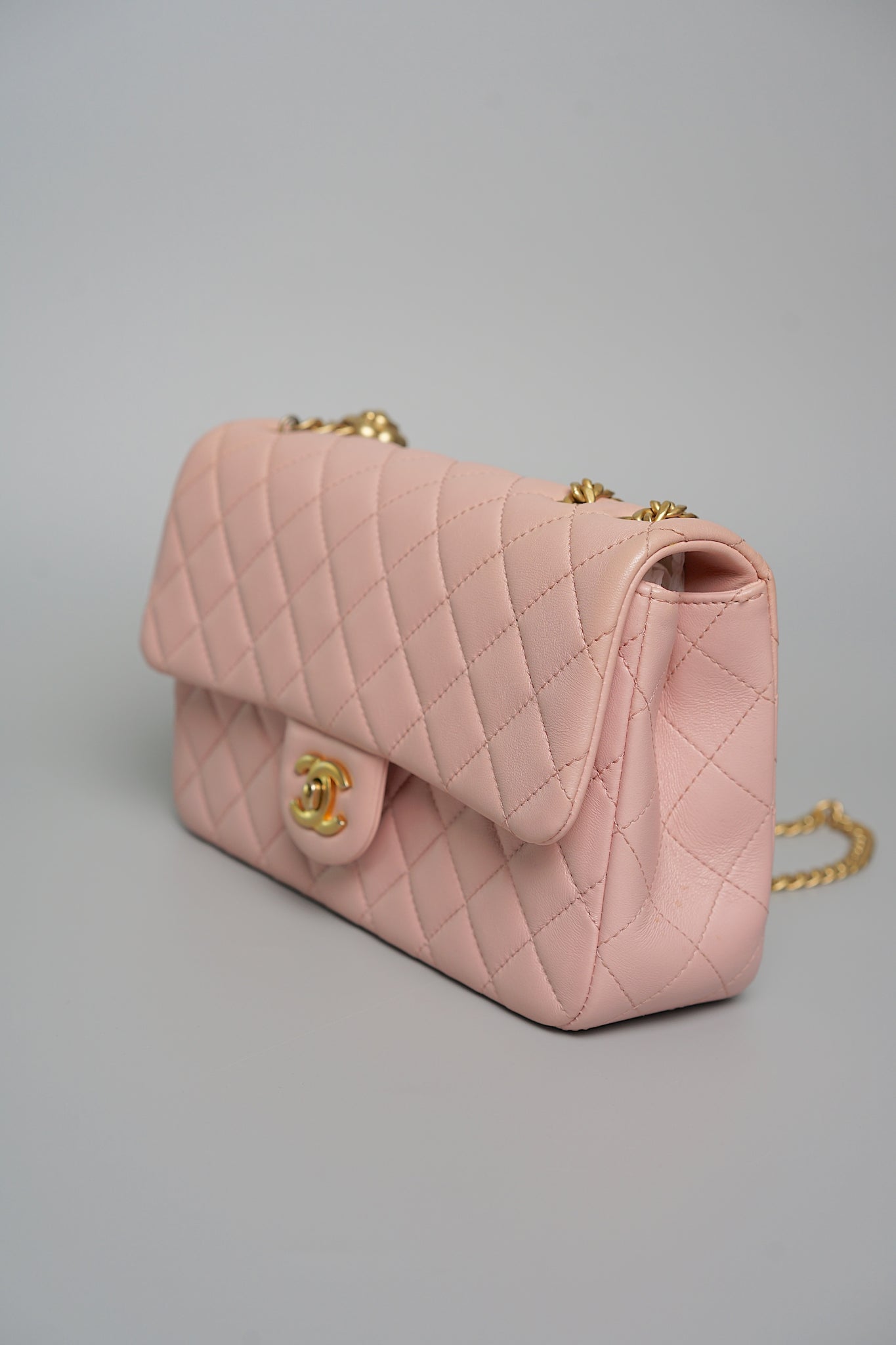 Chanel 23S Flap Bag in Pink Camellia Crush Bghw