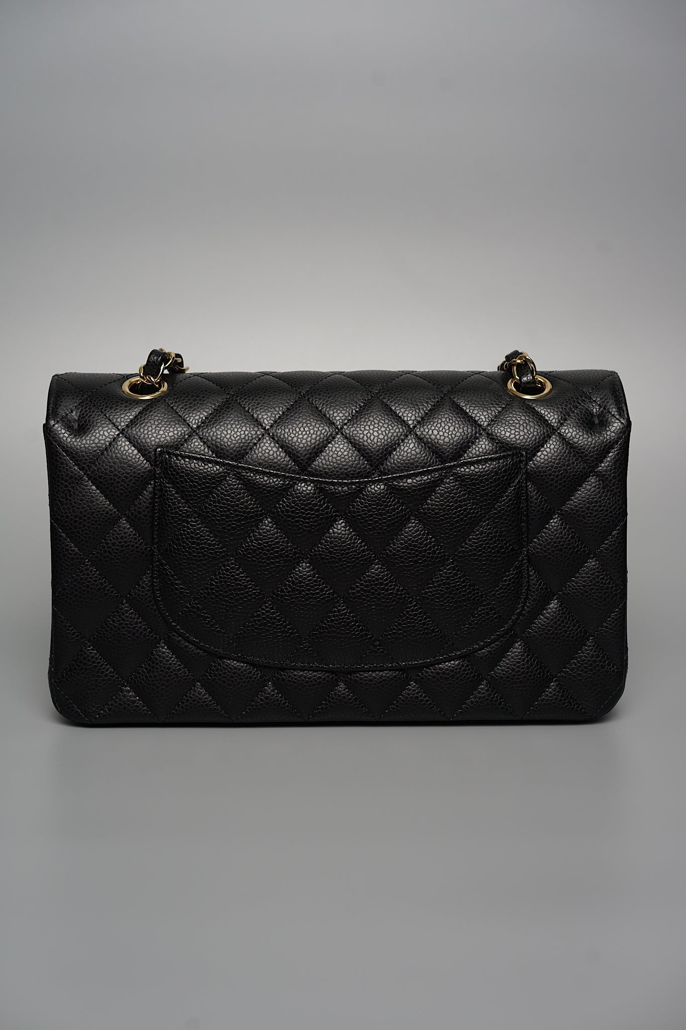 Chanel Medium Classic Double Flap in Black Caviar Ghw (Brand New)