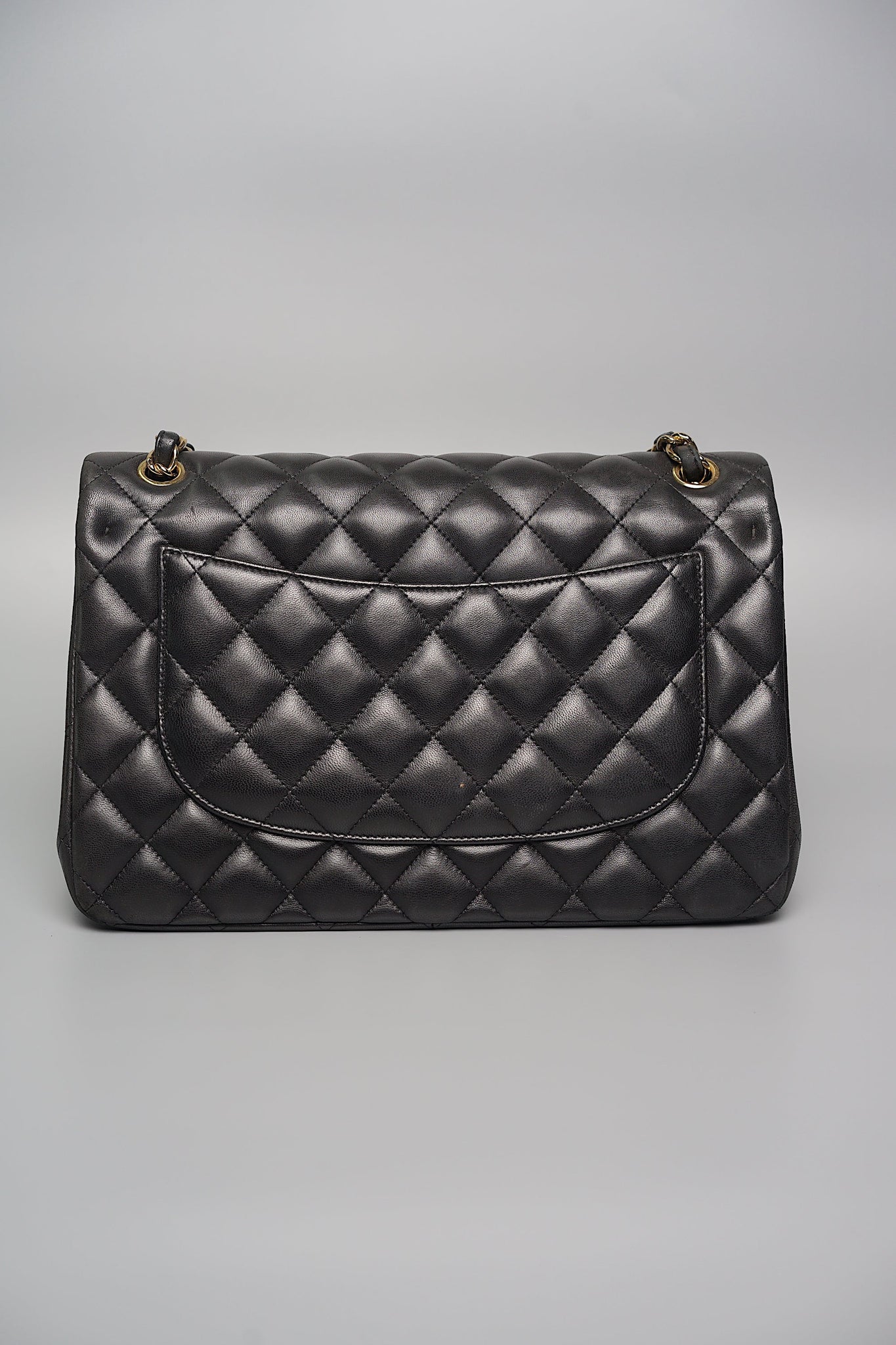 Chanel Jumbo Double Flap in Black Lambskin Ghw