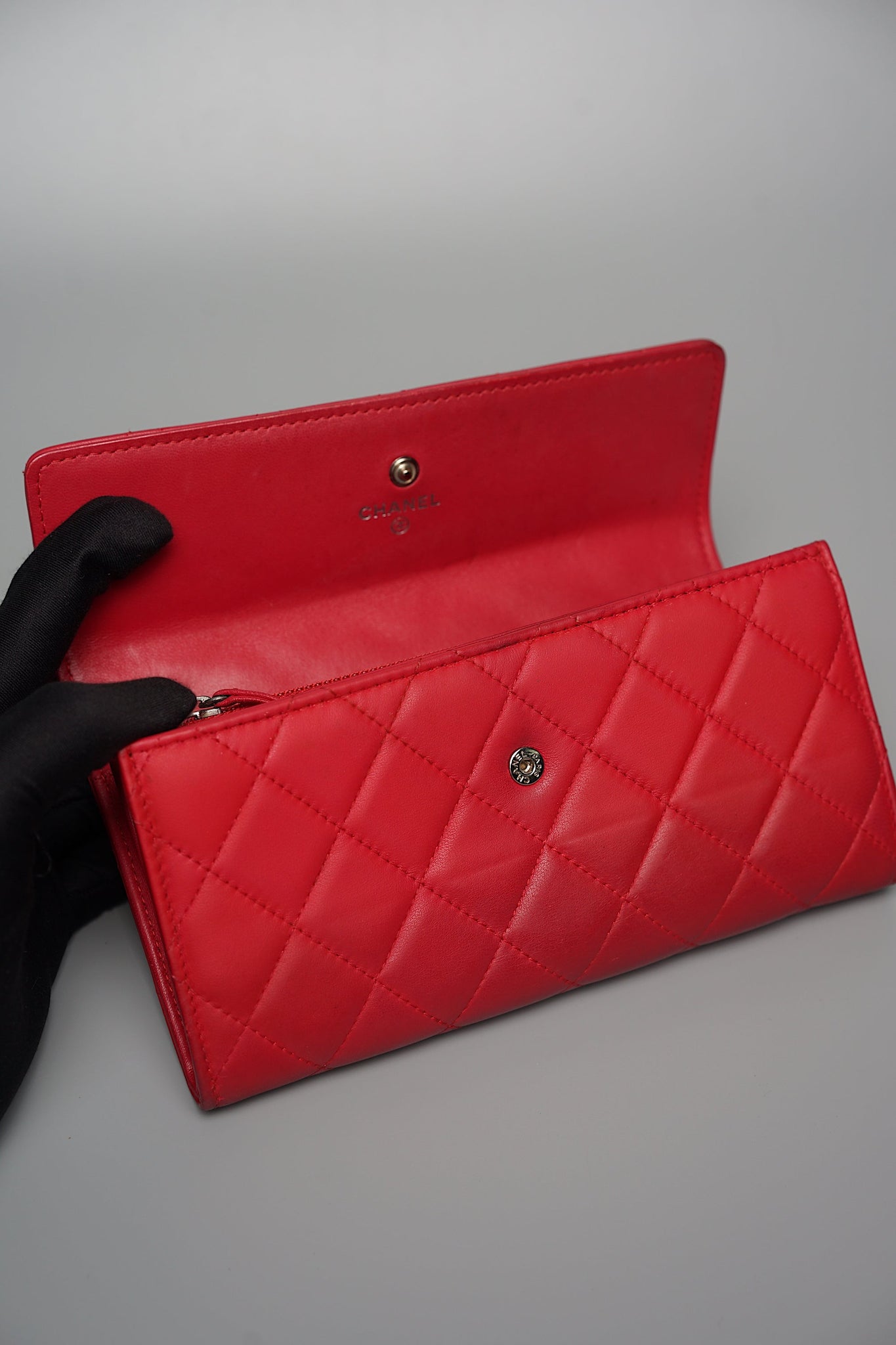 Chanel Timeless Flap Wallet in Fuschia