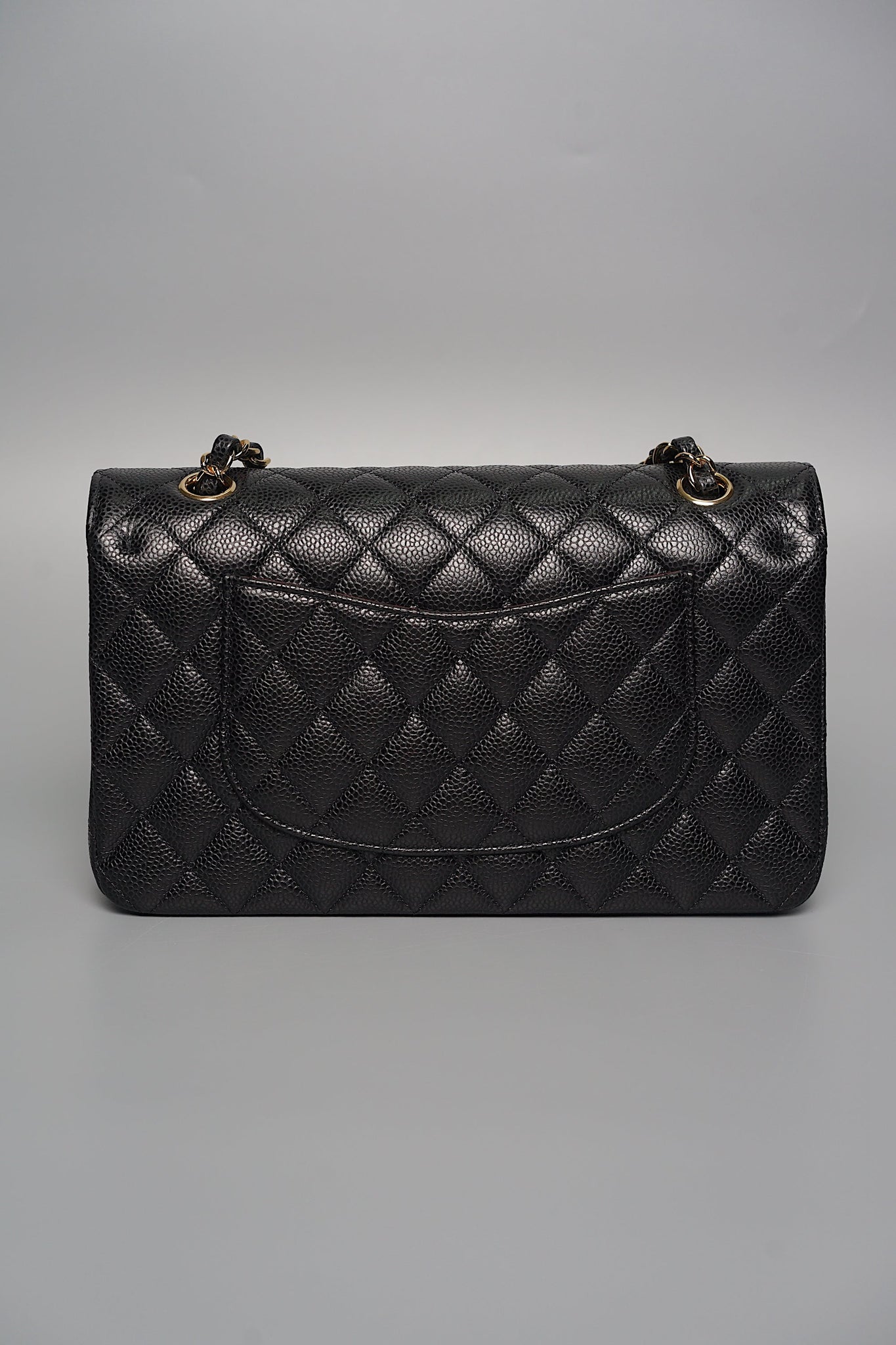 Chanel Medium Classic Double Flap in Black Caviar Ghw