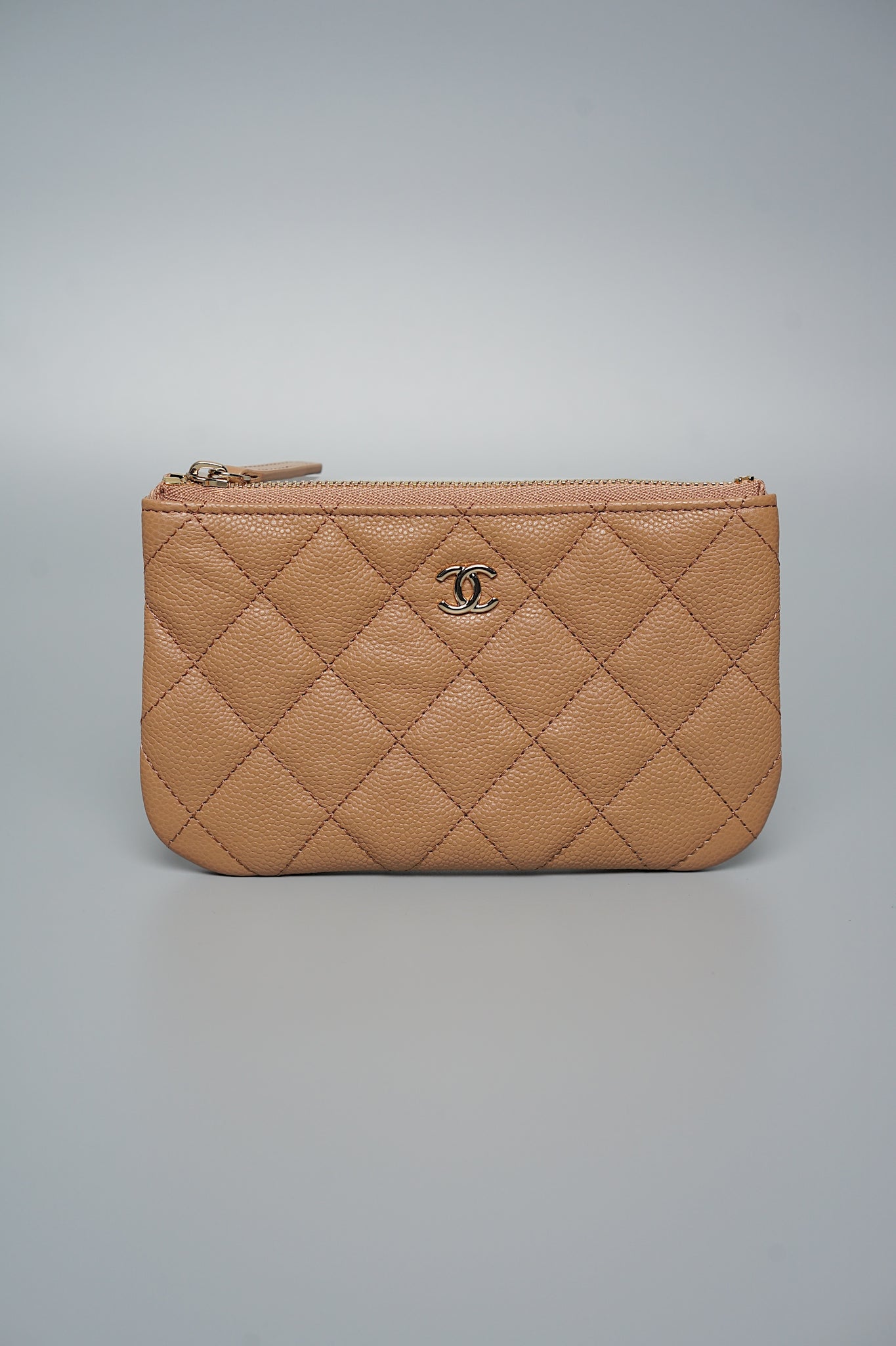 Chanel O Case Mini in Dark Nude Lghw (Brand new)