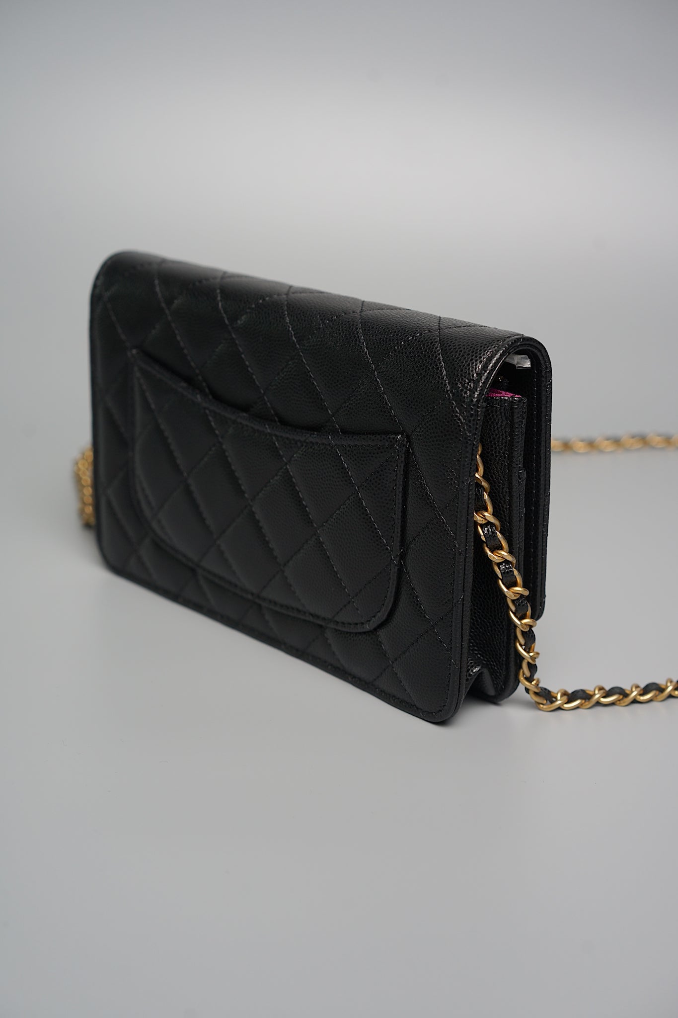Chanel Wallet on Chain in Black Caviar Ghw (Brand New)
