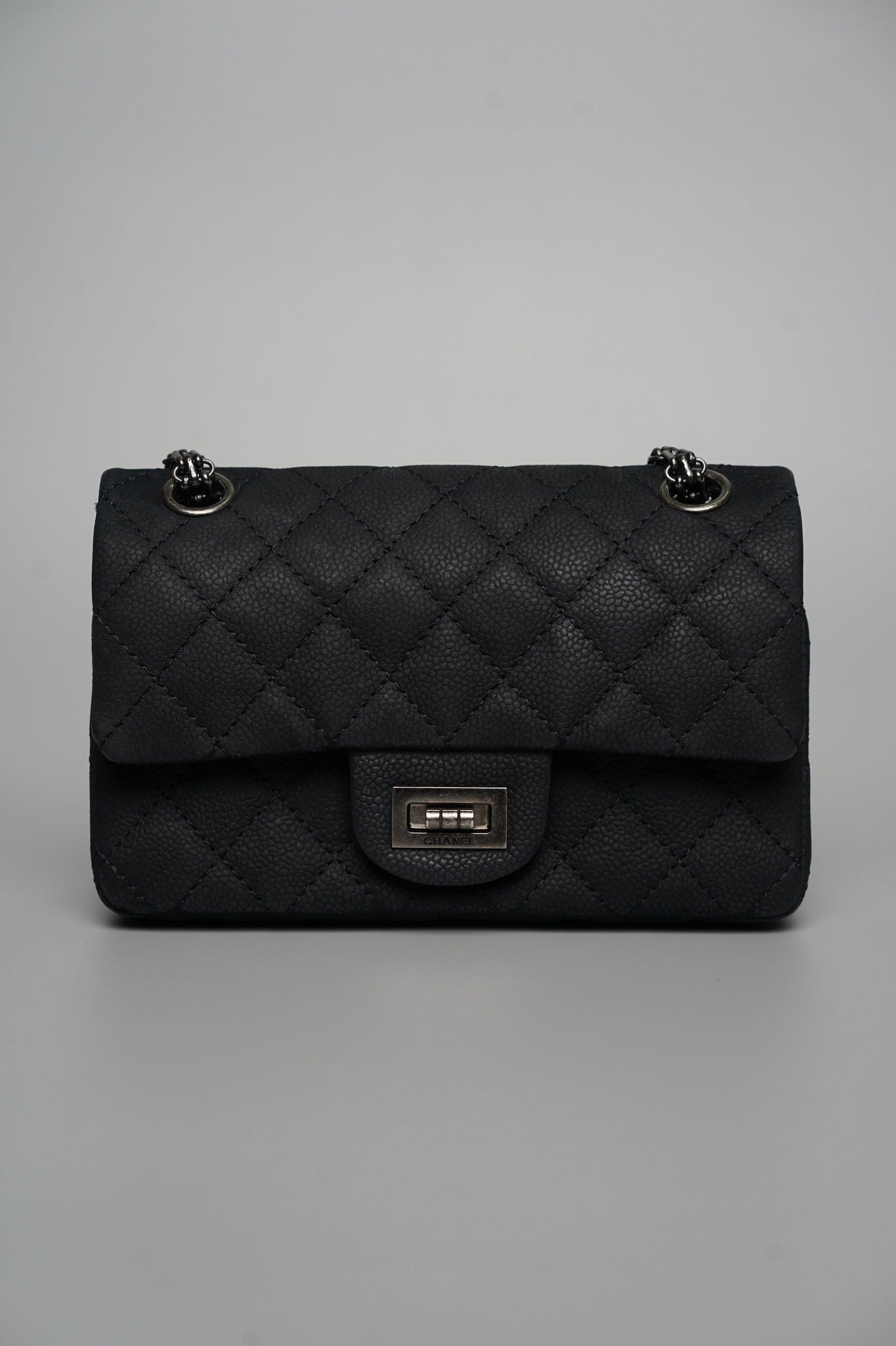 Chanel 2.55 Reissue Mini Double Flap in Black Ruthenium