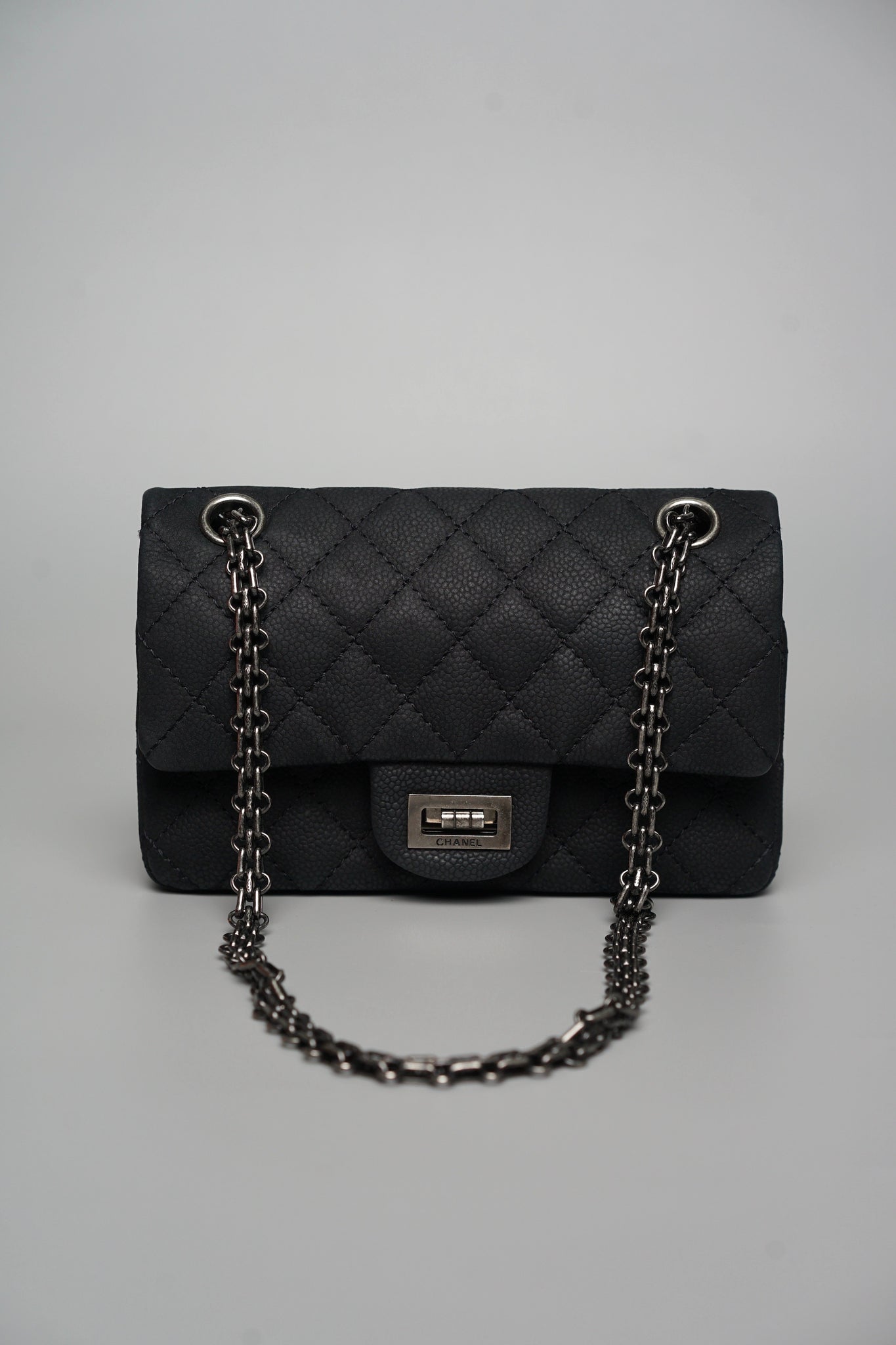 Chanel 2.55 Reissue Mini Double Flap in Black Ruthenium