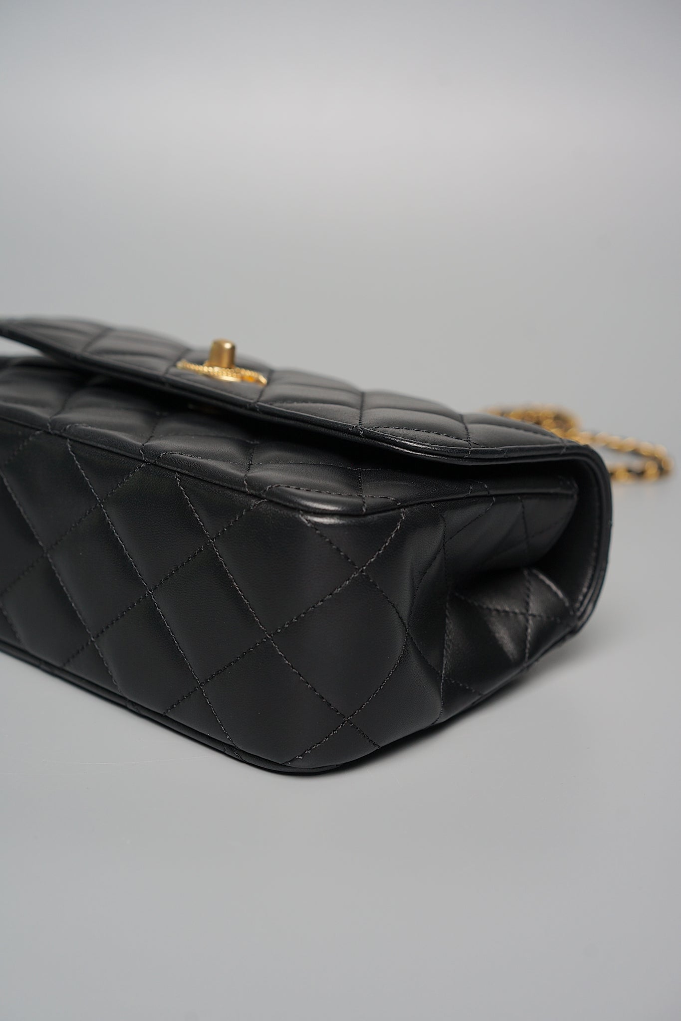 Chanel Seasonal Top Handle in Black Bghw (Brand New)