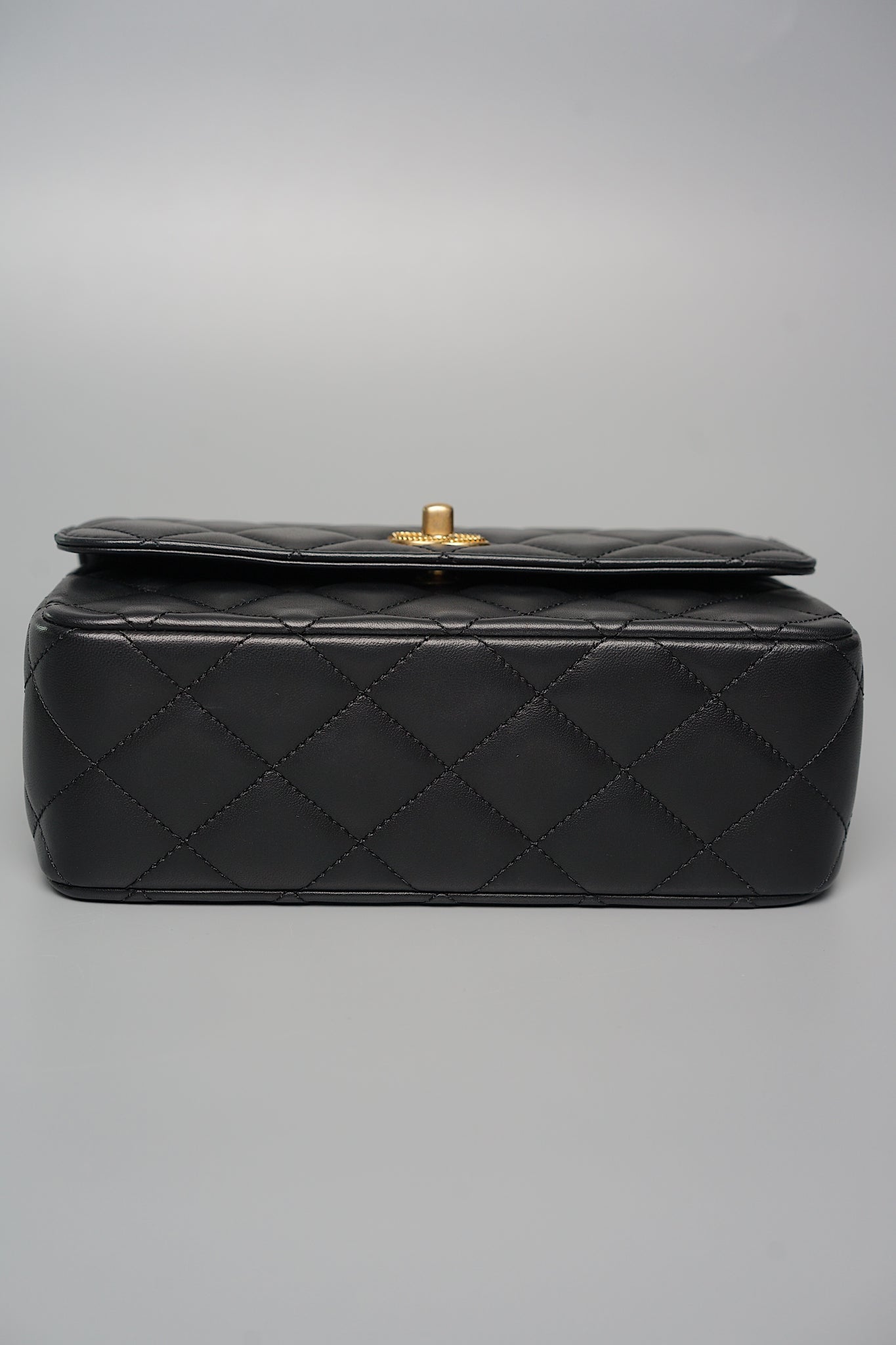 Chanel Seasonal Top Handle in Black Bghw (Brand New)
